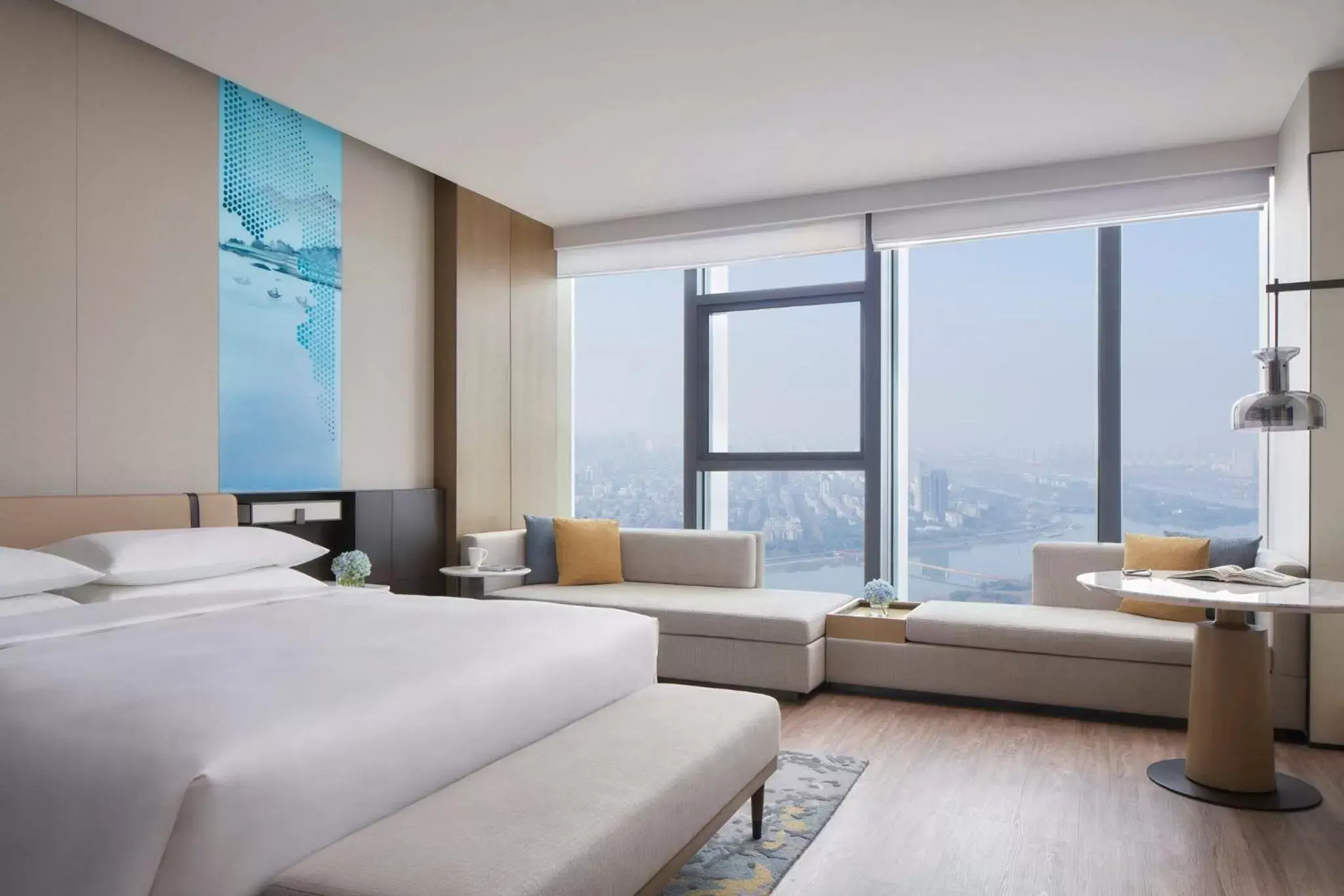 Bedroom in Jinhua Marriott Hotel