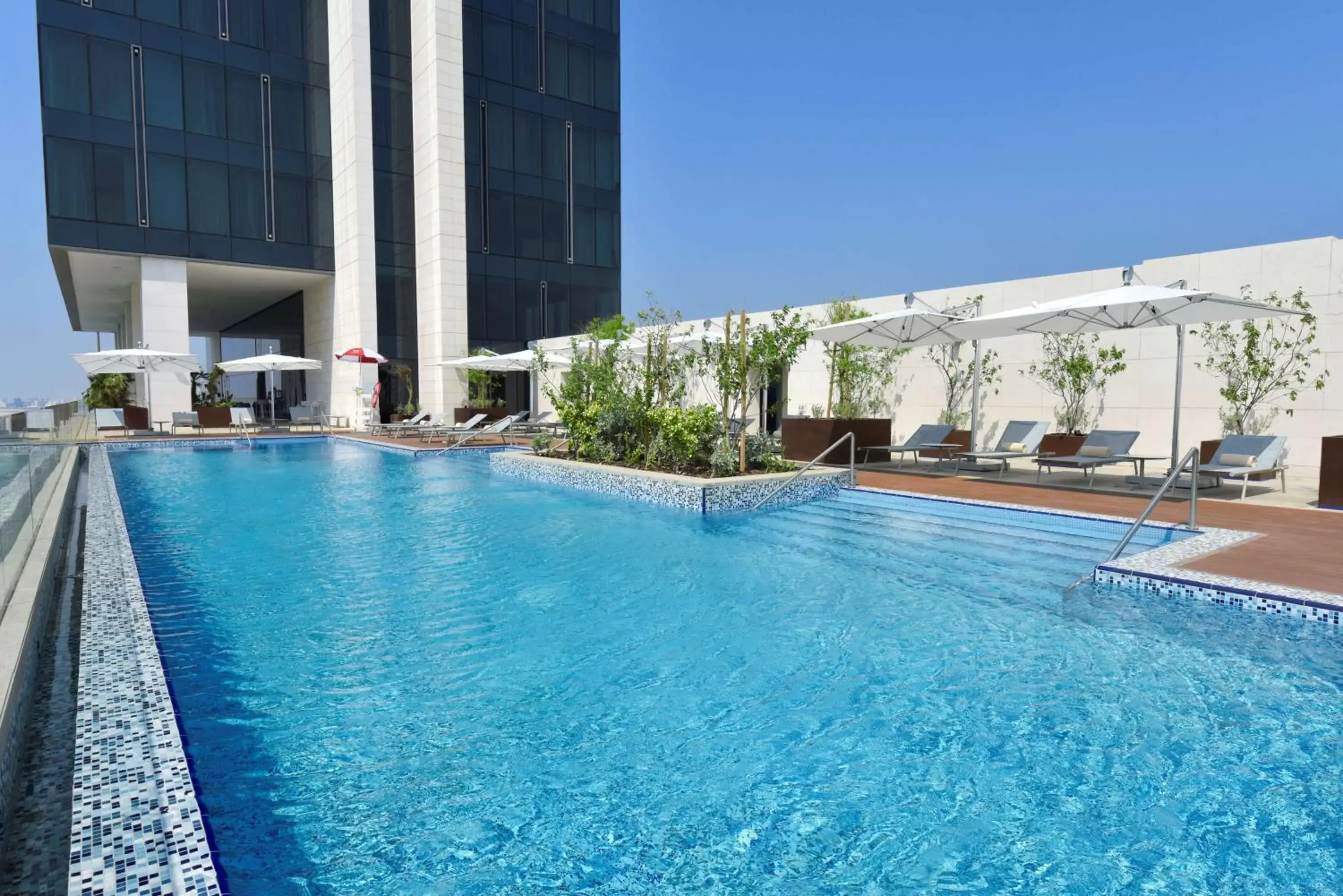 Pool view, Swimming Pool in Hilton Garden Inn Bahrain Bay