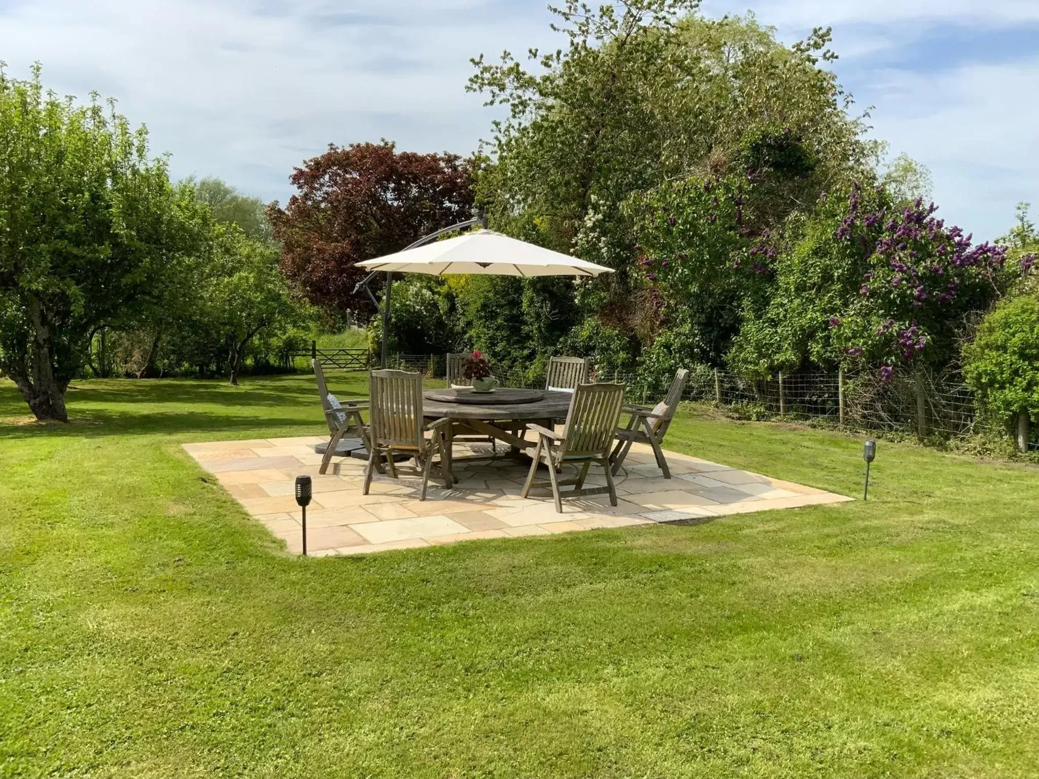 Patio, Garden in Newsham Grange Farm