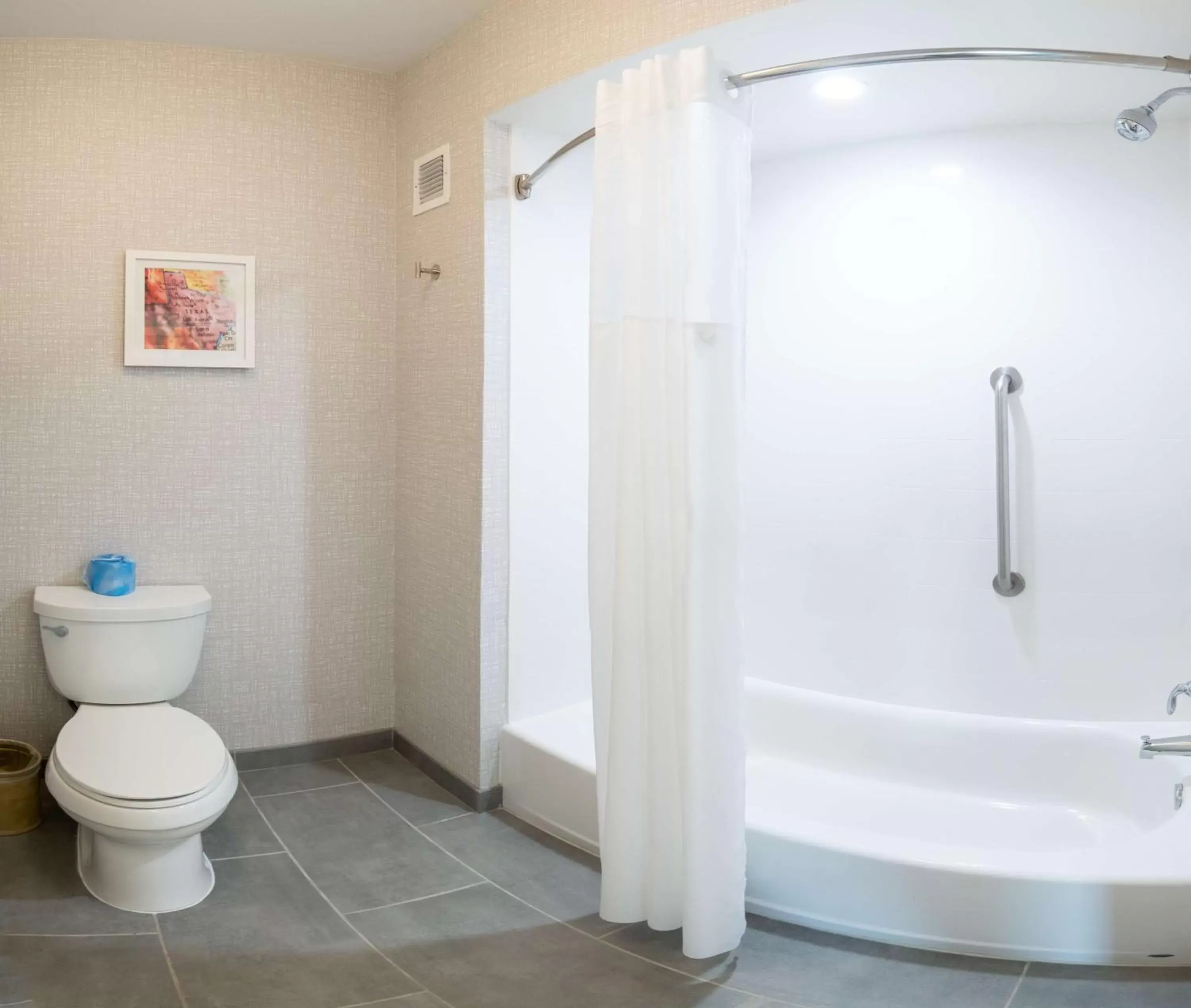 Bathroom in Hampton Inn and Suites Dallas/Lewisville-Vista Ridge Mall