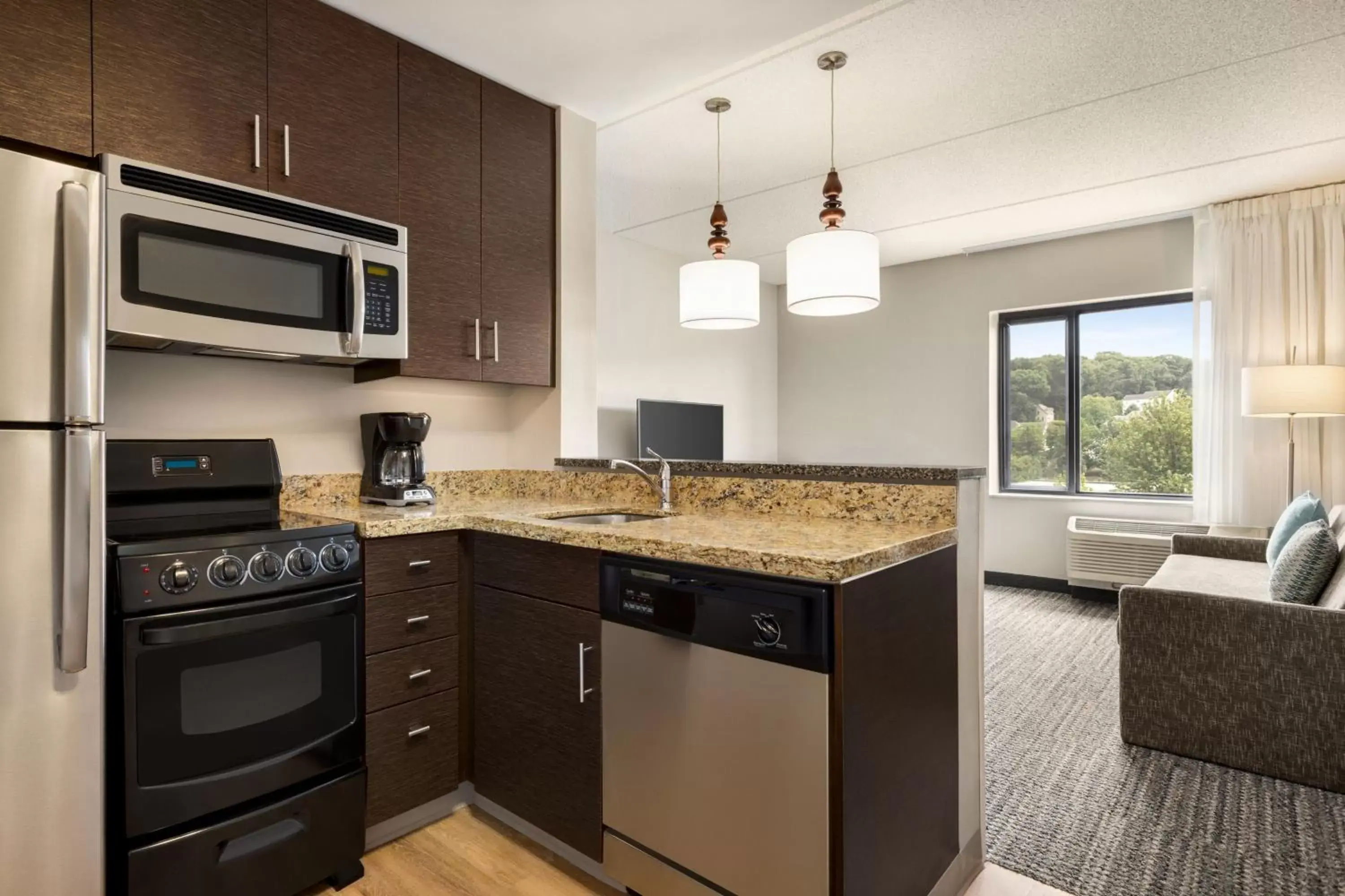 Kitchen or kitchenette, Kitchen/Kitchenette in TownePlace Suites by Marriott Harrisburg West/Mechanicsburg