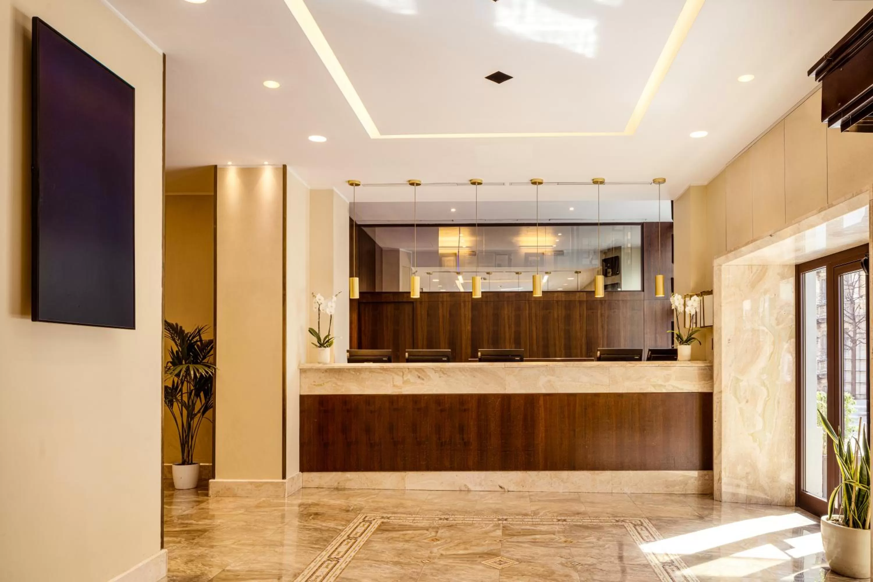 Lobby or reception in UNA Hotels Galles Milano
