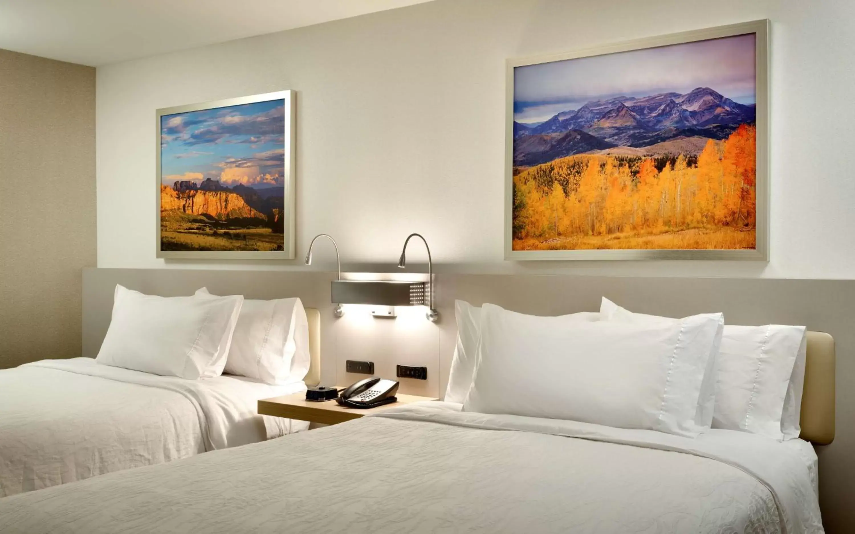 Bed in Hilton Garden Inn Lehi