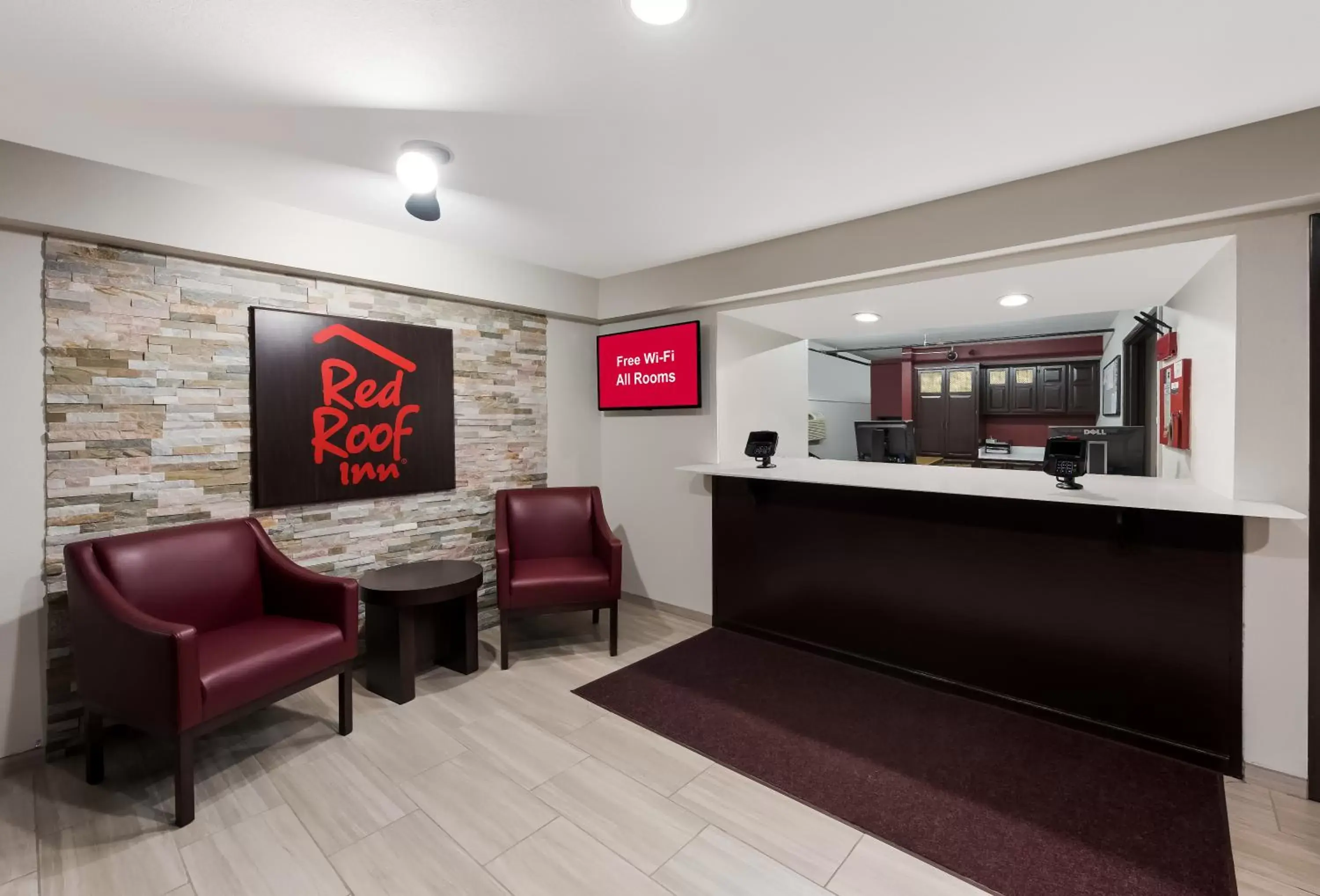 Lobby or reception, Lobby/Reception in Red Roof Inn Mansfield