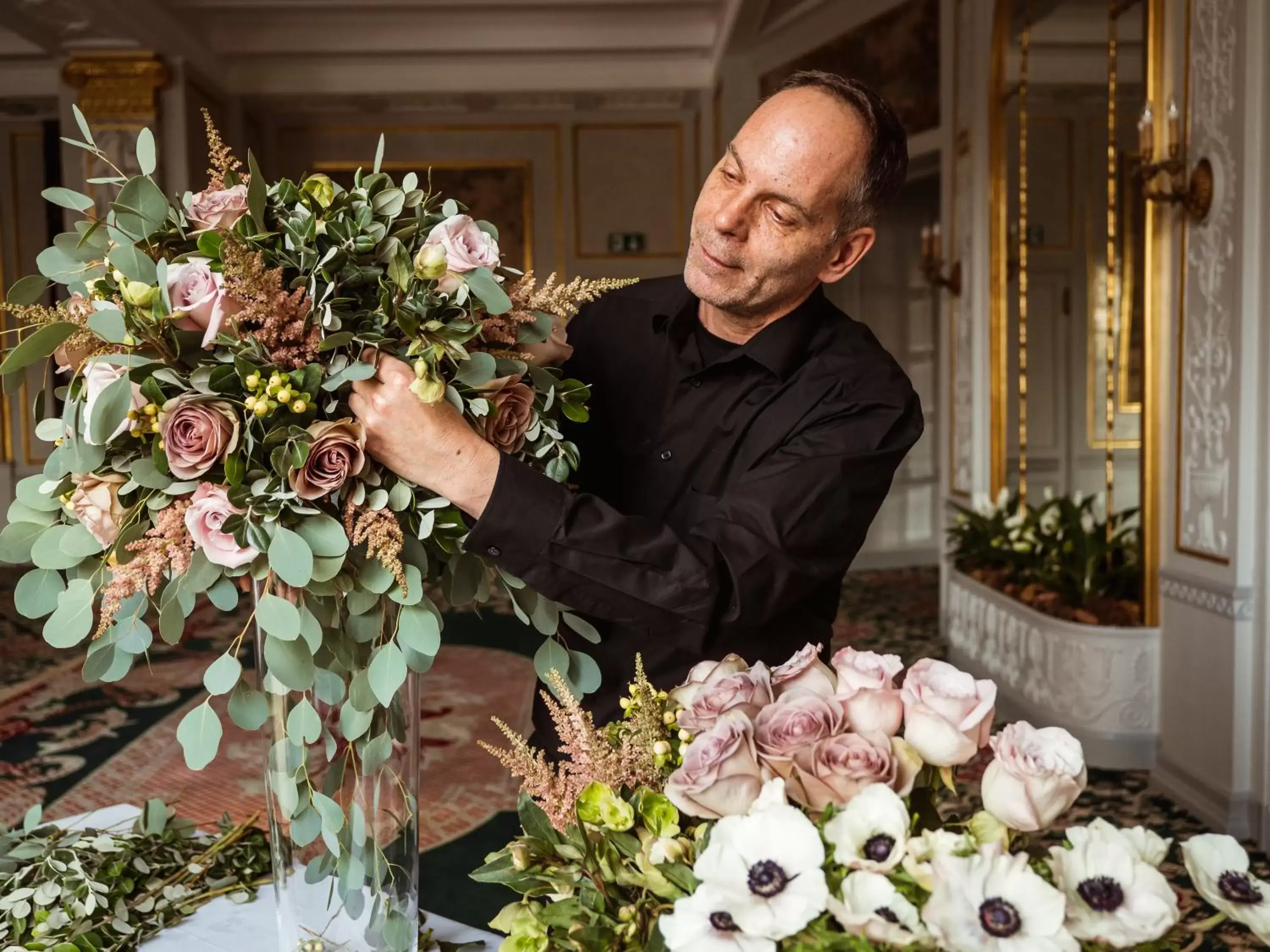 Decorative detail in Carlton Hotel St Moritz - The Leading Hotels of the World