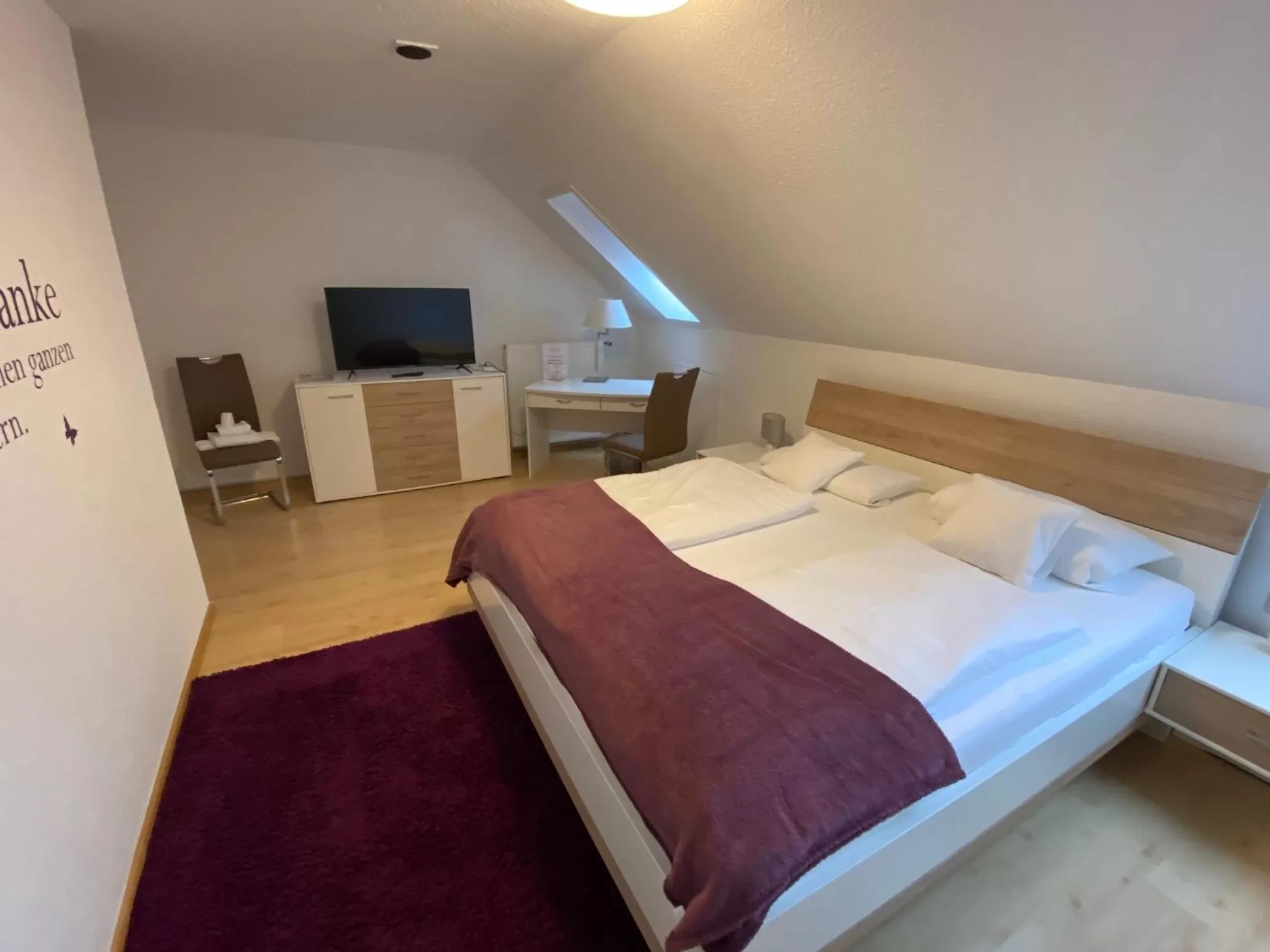 Bed in Gasthaus Hotel Kranz