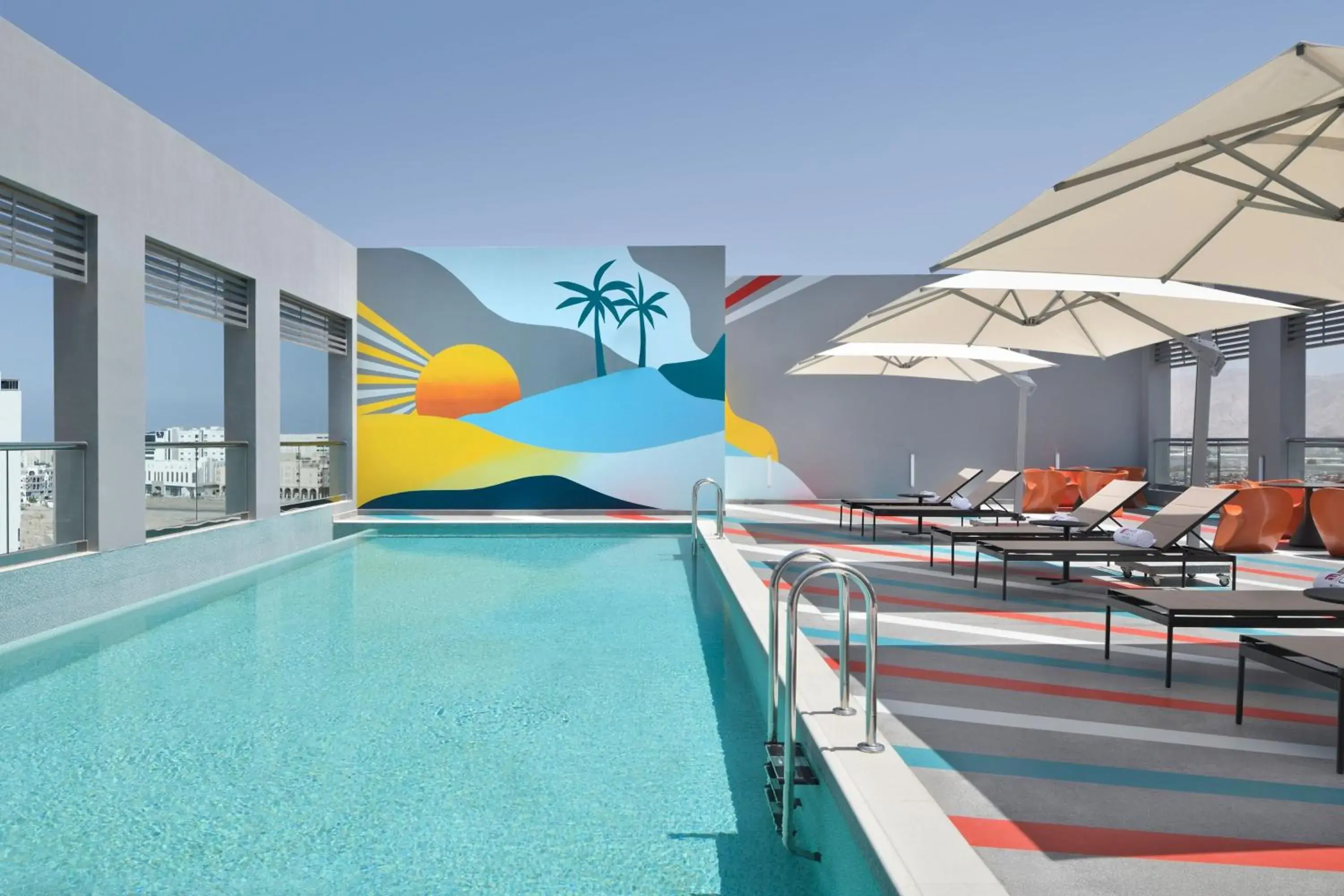 Area and facilities, Swimming Pool in Aloft Muscat