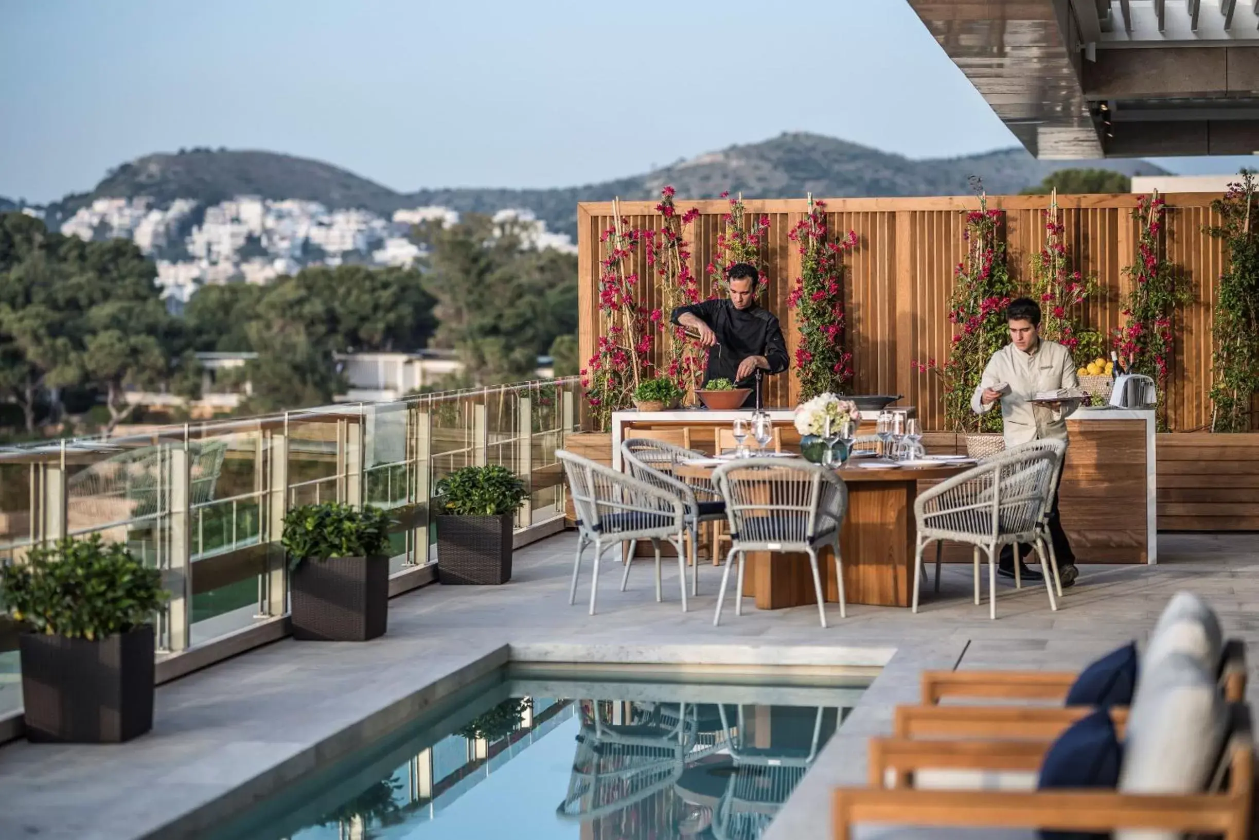 BBQ facilities in Four Seasons Astir Palace Hotel Athens