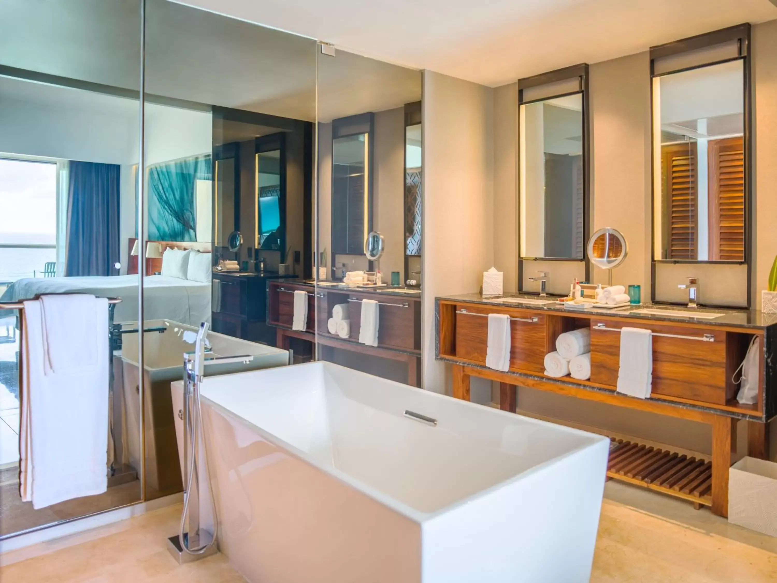 Photo of the whole room, Bathroom in Live Aqua Beach Resort Cancun