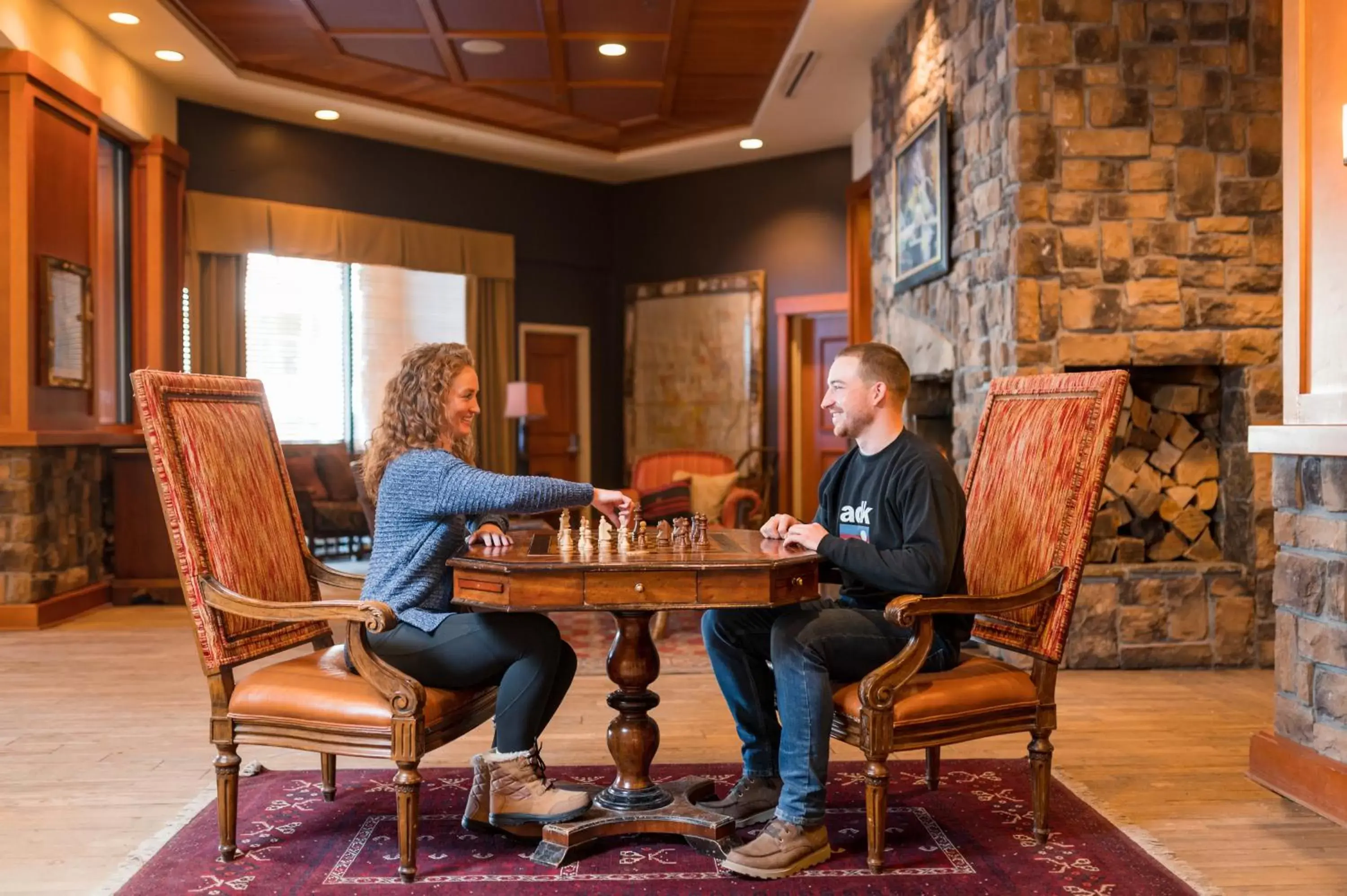 Seating area in High Peaks Resort