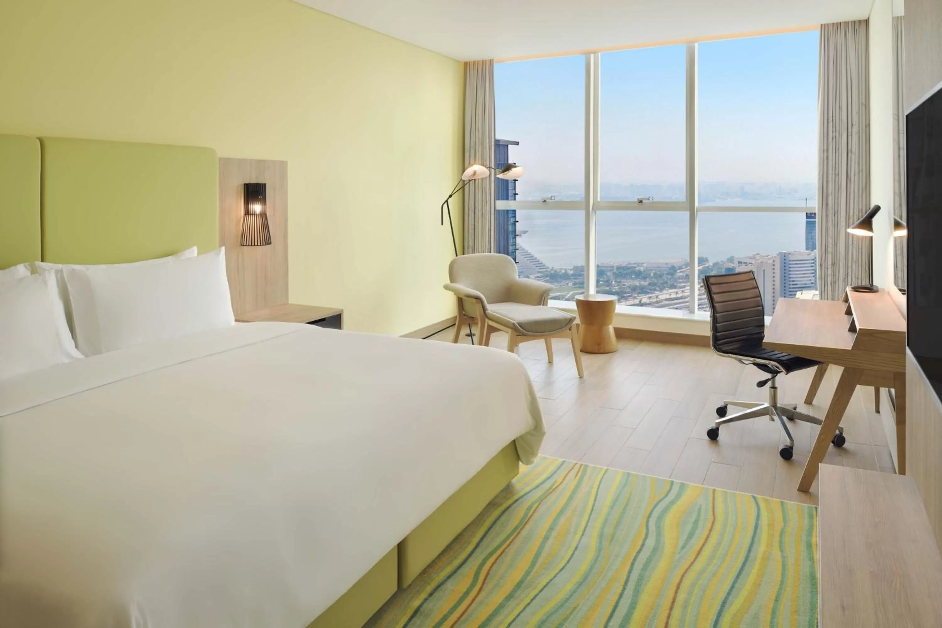 Photo of the whole room, Bed in Element by Westin City Center Doha