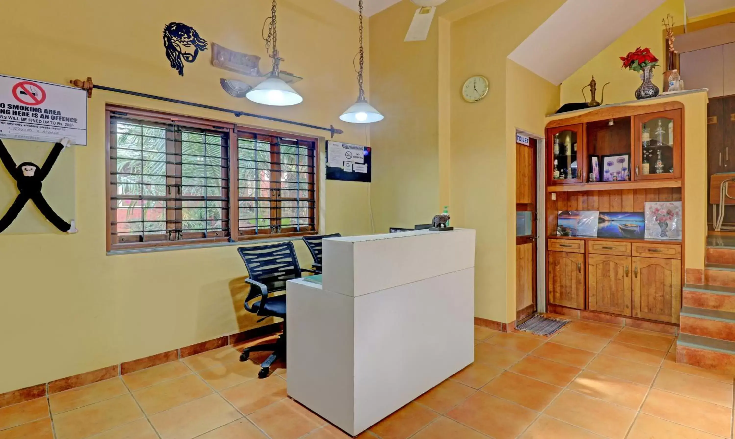 Lobby or reception in Itsy Hotels Vailankanni Natures Inn Lobby or reception in Itsy Hotels Vailankanni Natures Inn