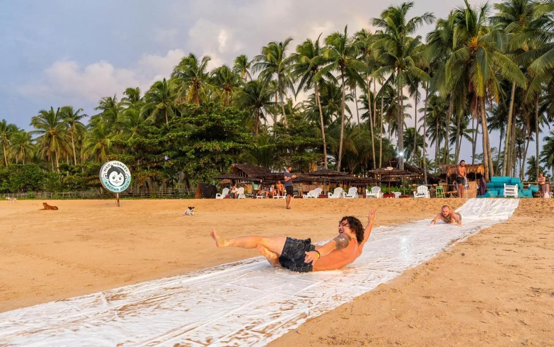 Activities, Beach in Mad Monkey Hostel Nacpan Beach
