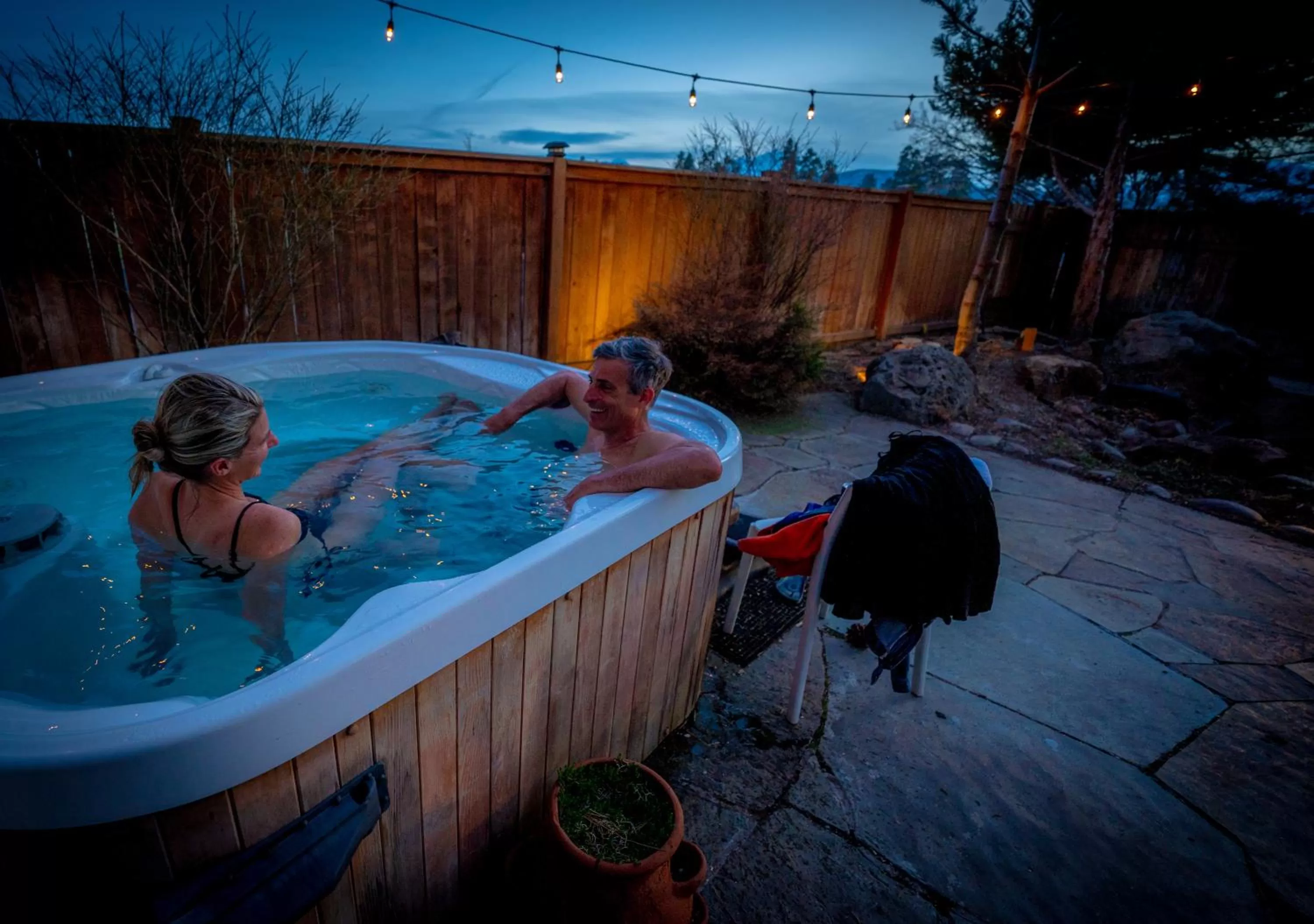 Hot Tub in Left Coast Lodge - Pet Friendly