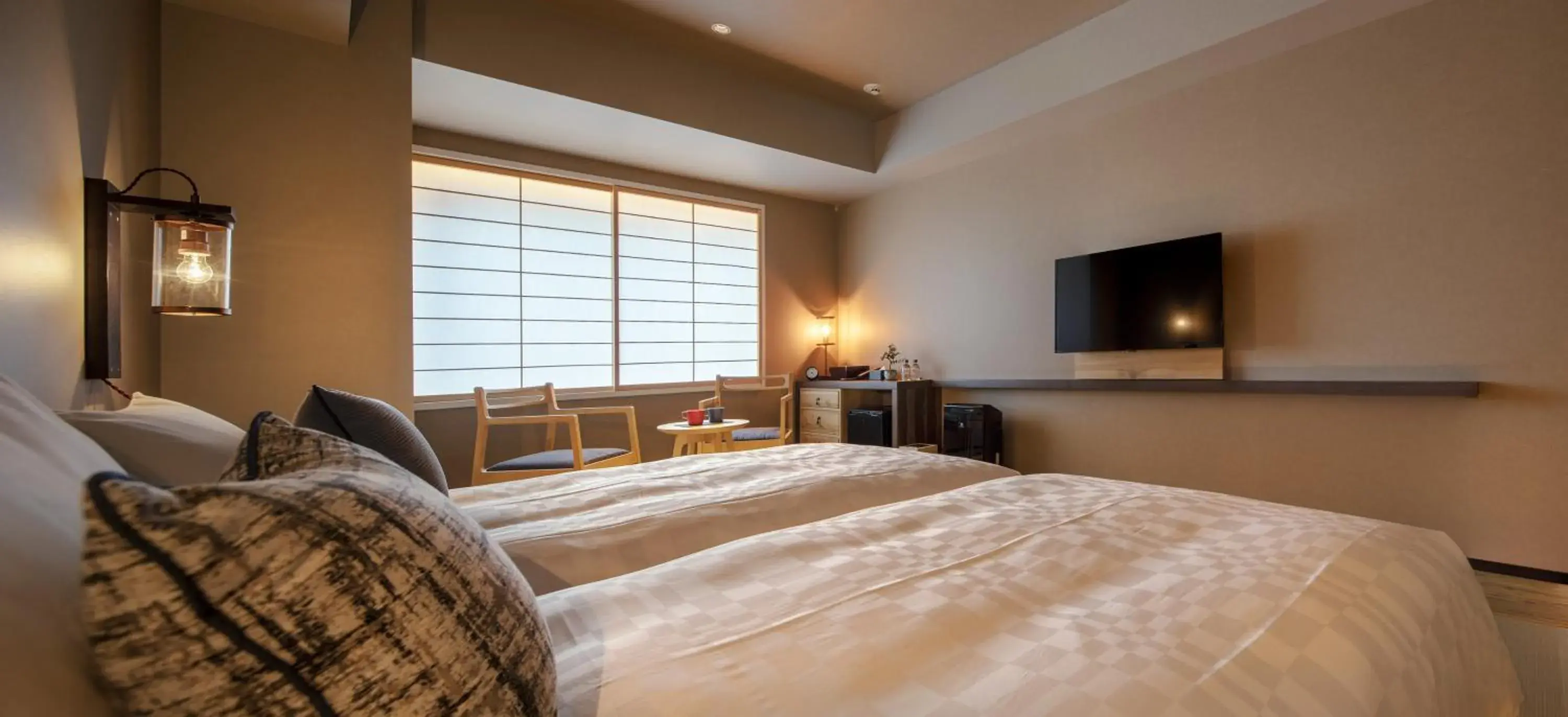 Photo of the whole room, Bed in Hotel Resol Kyoto Kawaramachi Sanjo