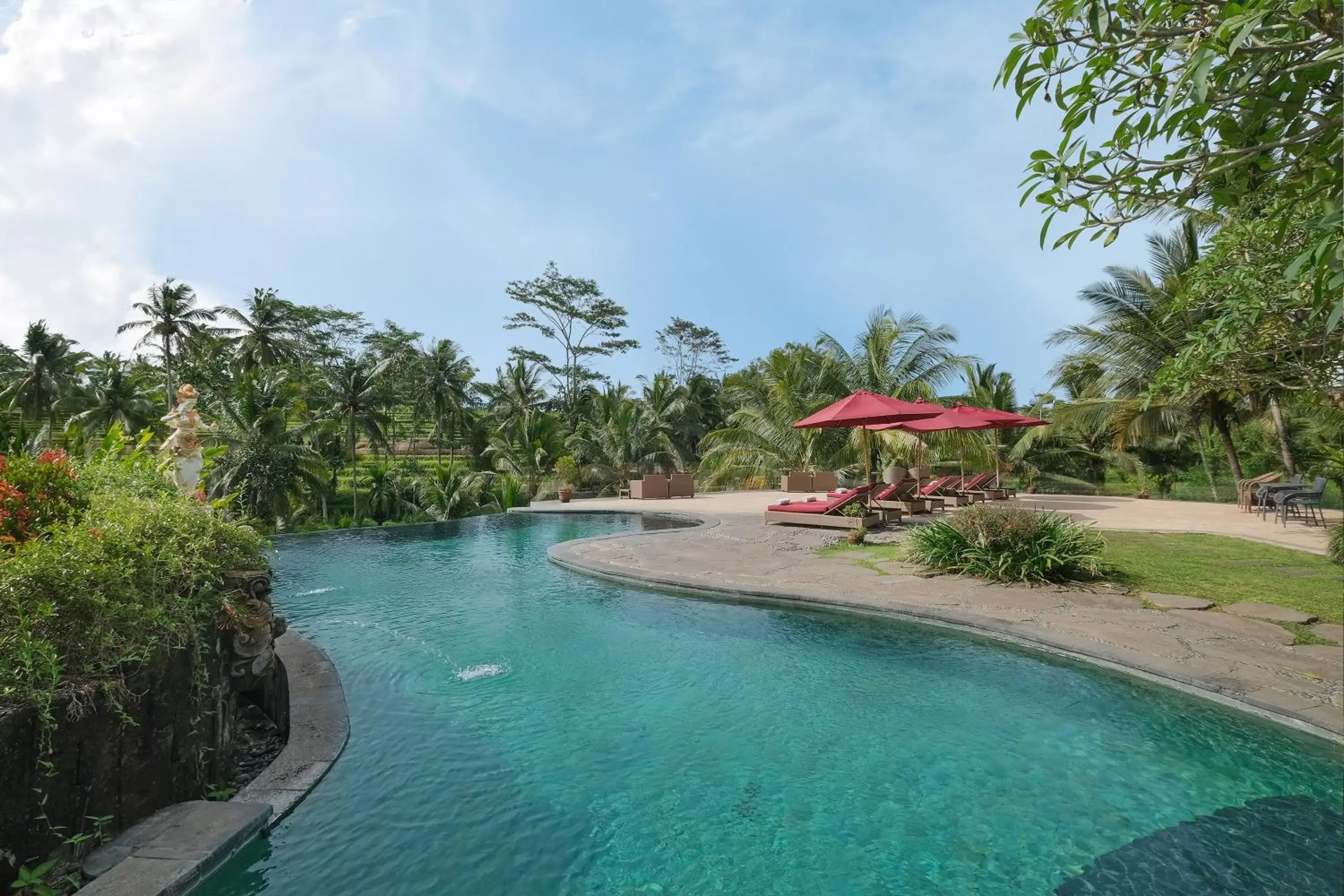 View (from property/room), Swimming Pool in Puri Sebali Resort
