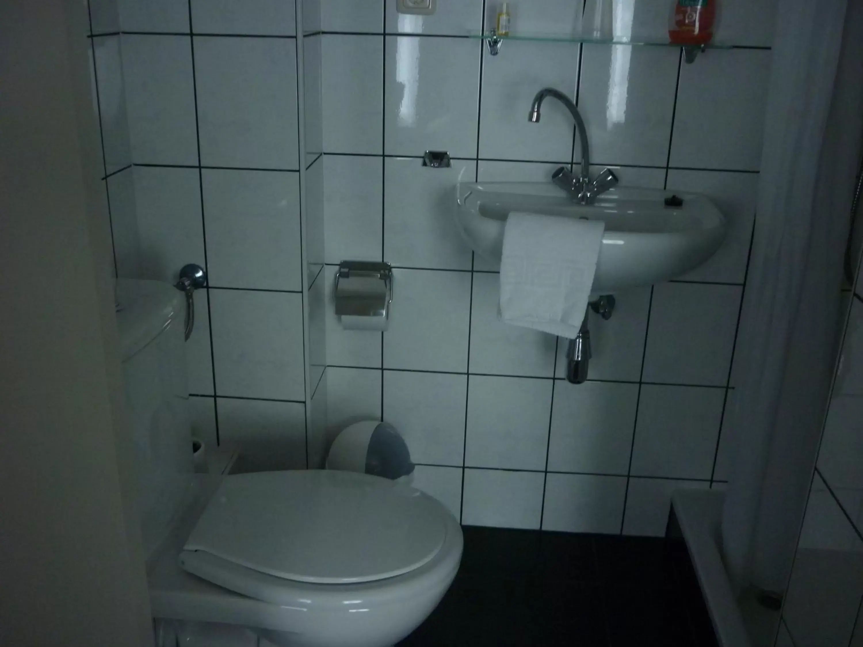 Toilet, Bathroom in Hotel en Grand Café De Pauw