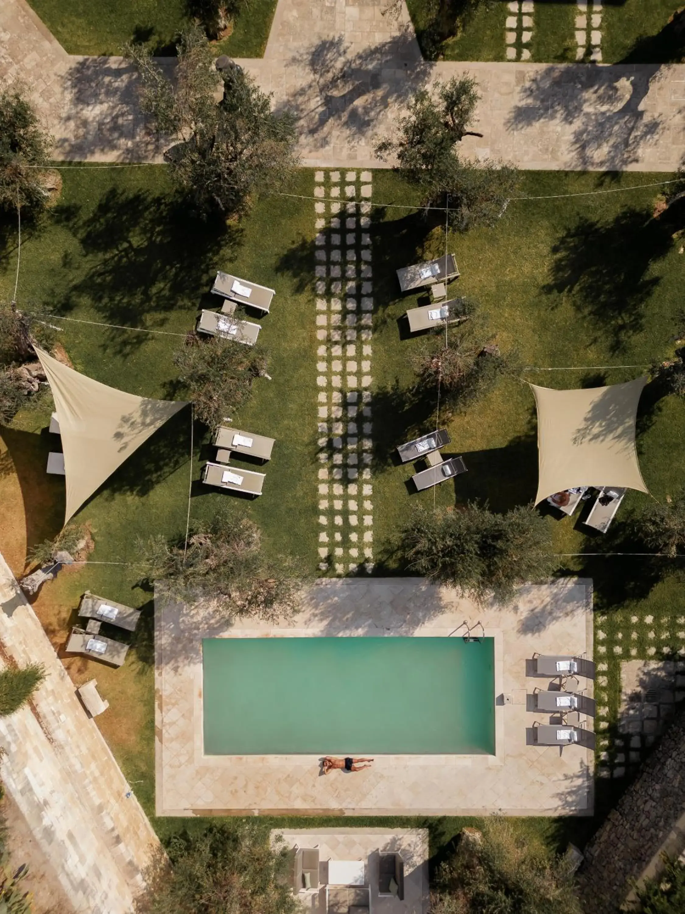 Pool View in La Fiermontina - luxury home hotel