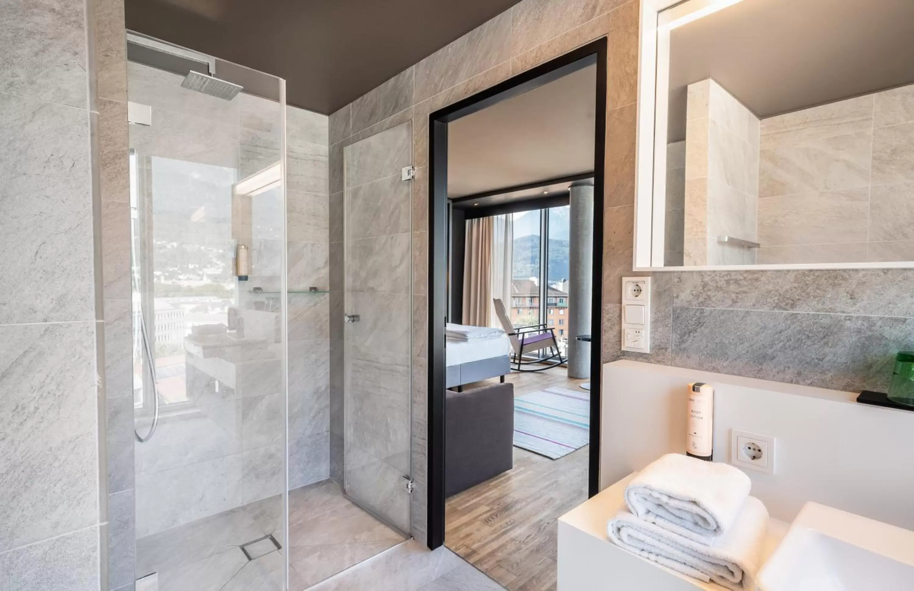 Bathroom in aDLERS Hotel Innsbruck