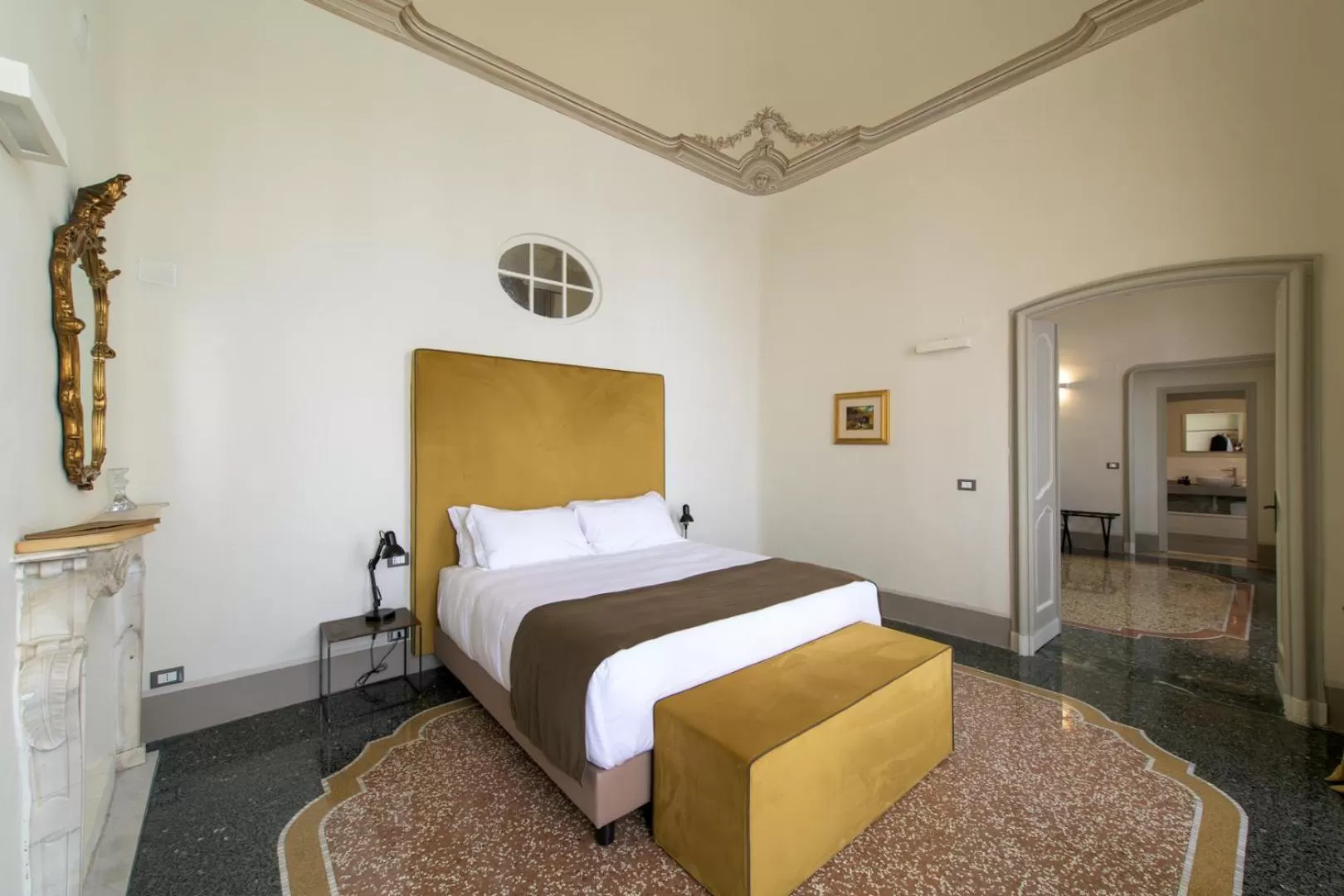 Bed in Palazzo Sertorio Suites
