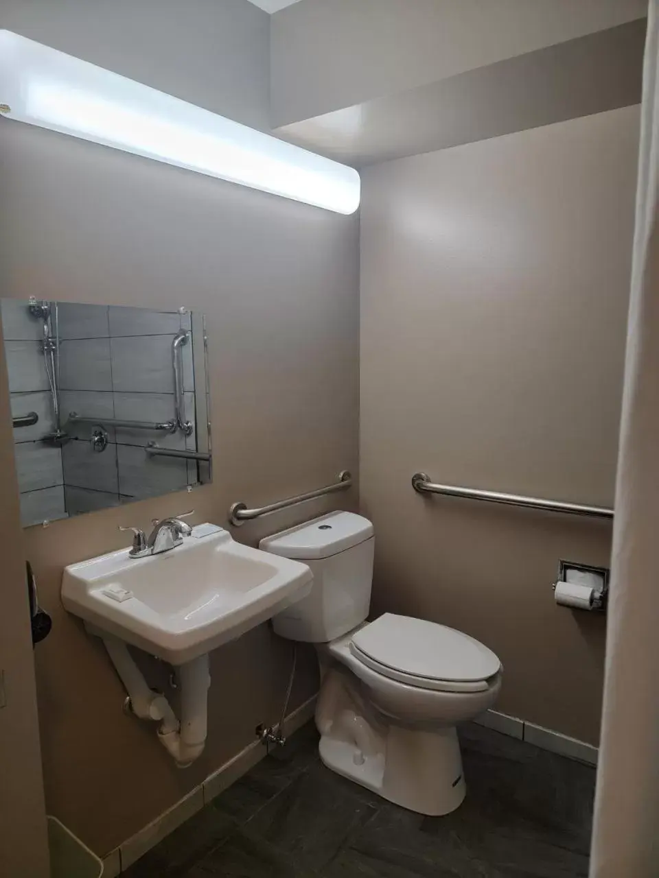 Bathroom in Ramada by Wyndham Angola/Fremont Area