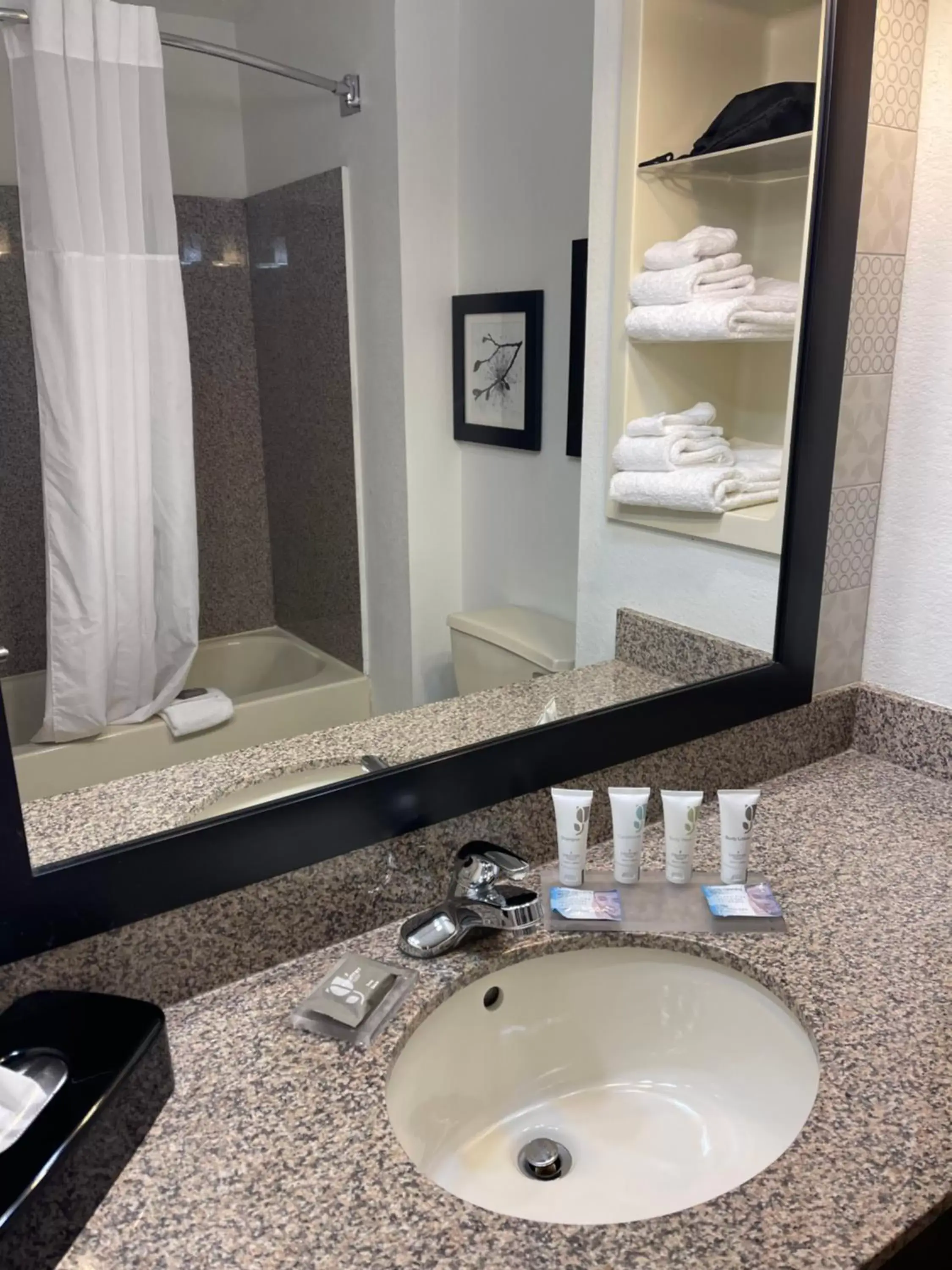 Bathroom in Country Inn & Suites by Radisson, Merrillville, IN