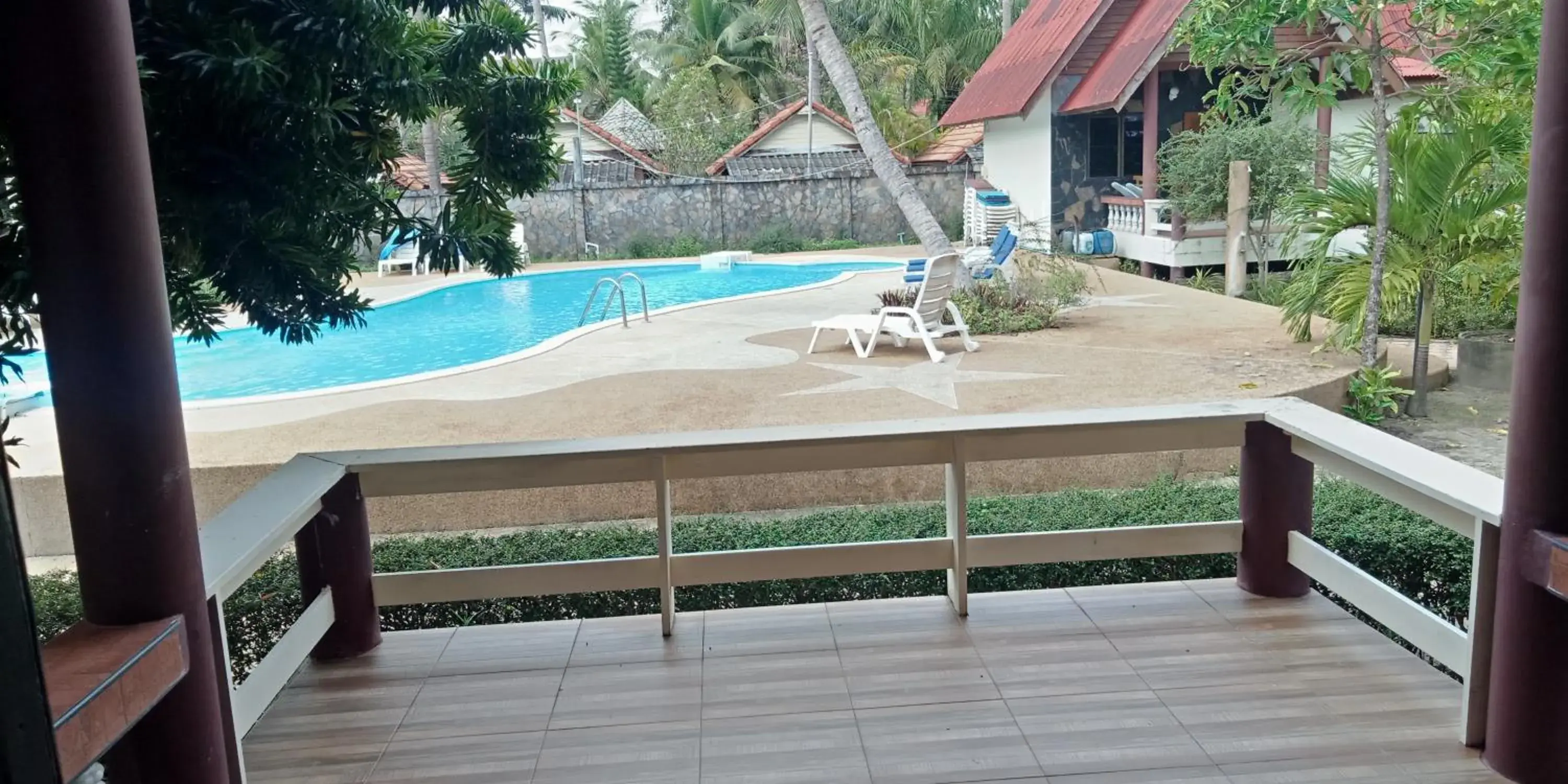 Balcony/Terrace, Pool View in Lanta Summer House - SHA Plus