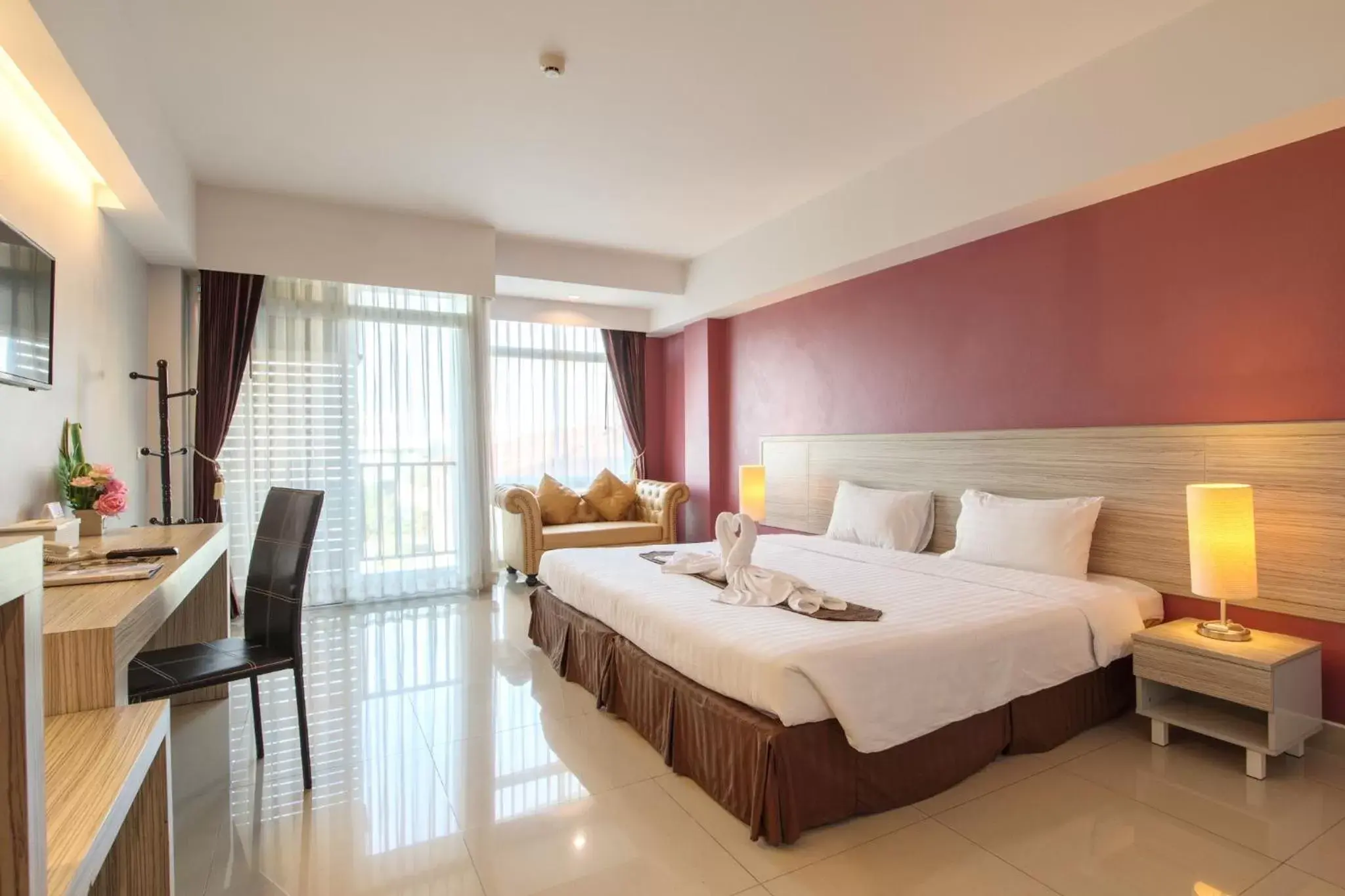 Bedroom, Bed in Tubtim Siam Suvarnabhumi Hotel