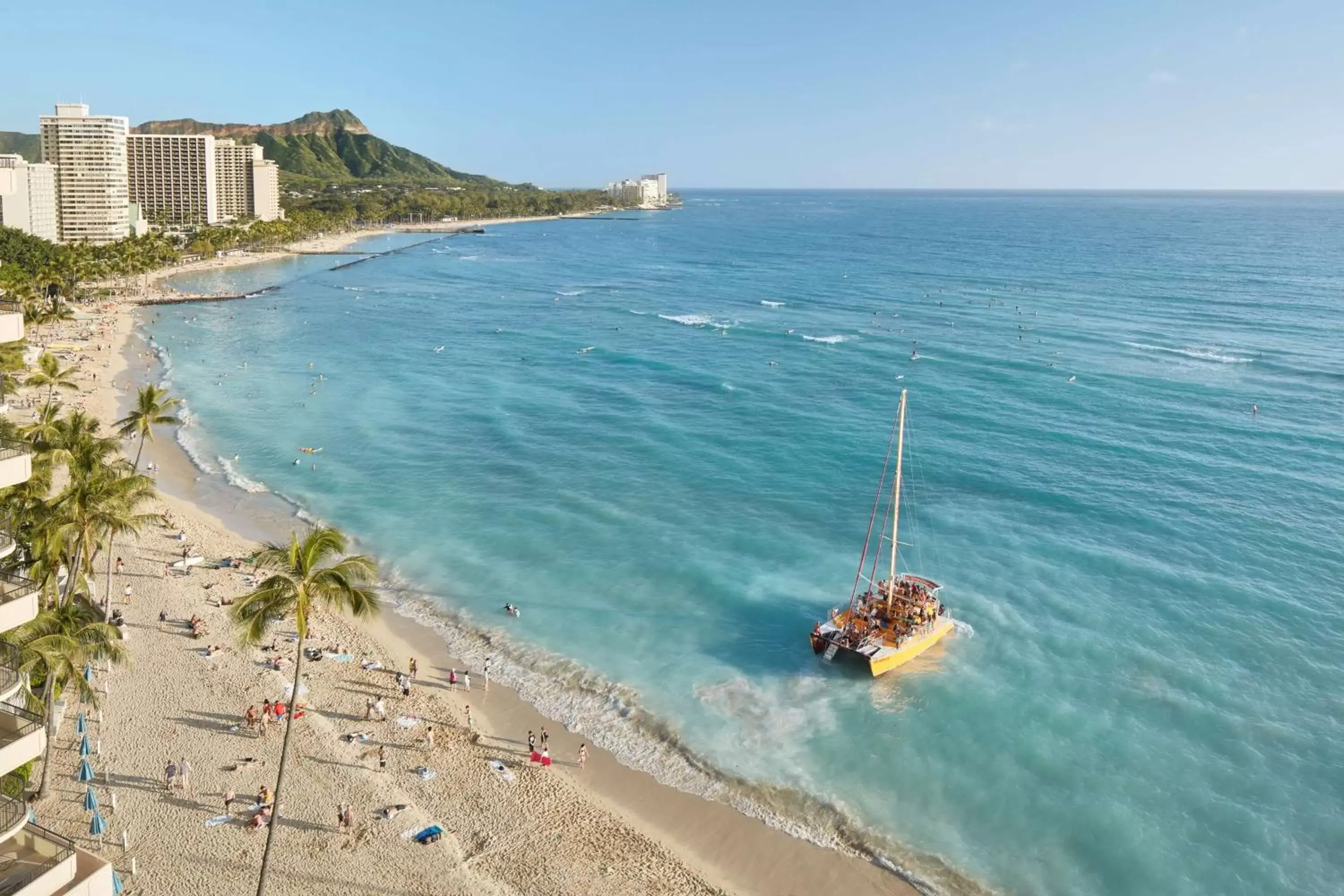 View (from property/room), Beach in OUTRIGGER Waikiki Beach Resort