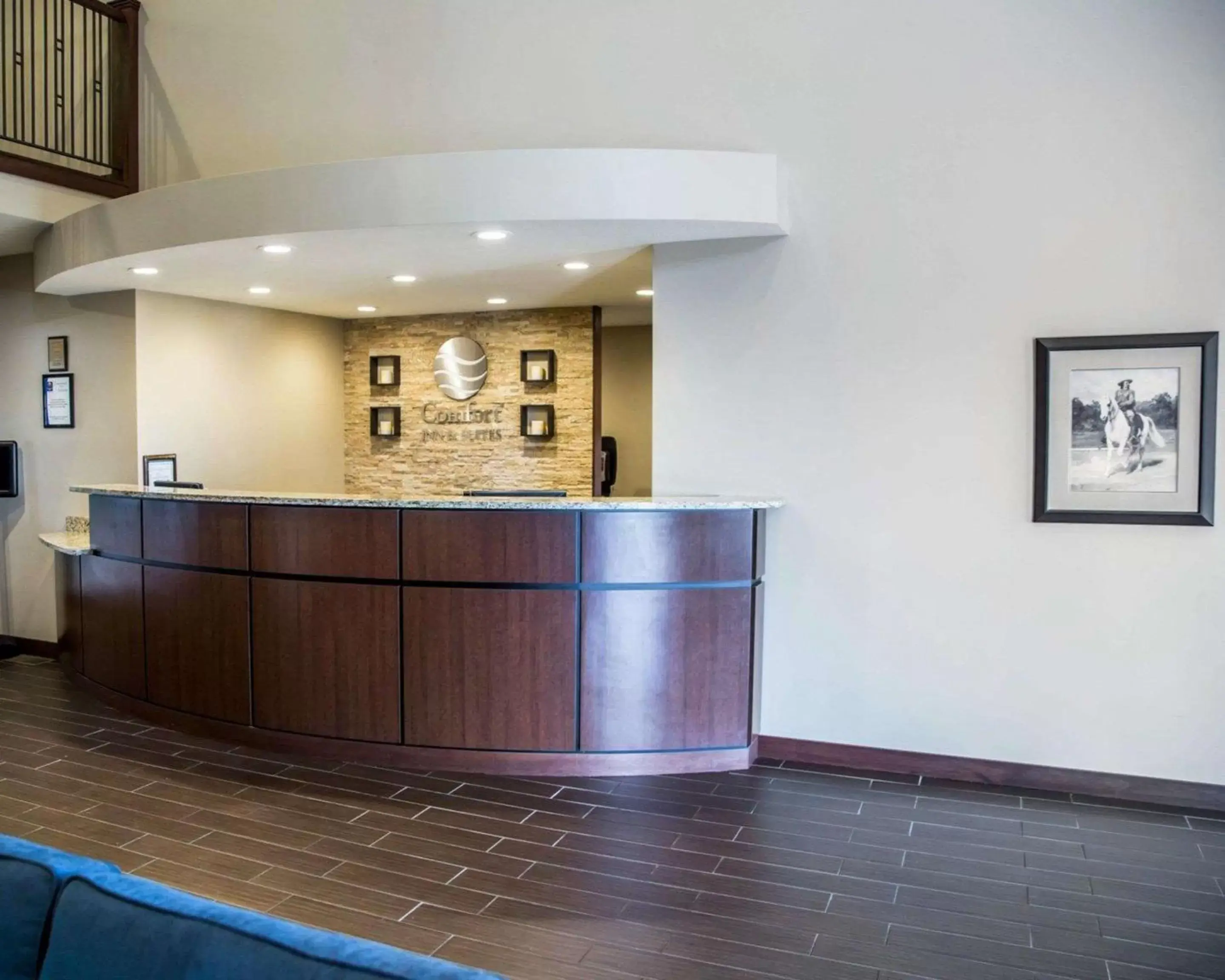Lobby or reception, Lobby/Reception in Comfort Inn & Suites Riverview near Davenport and I-80