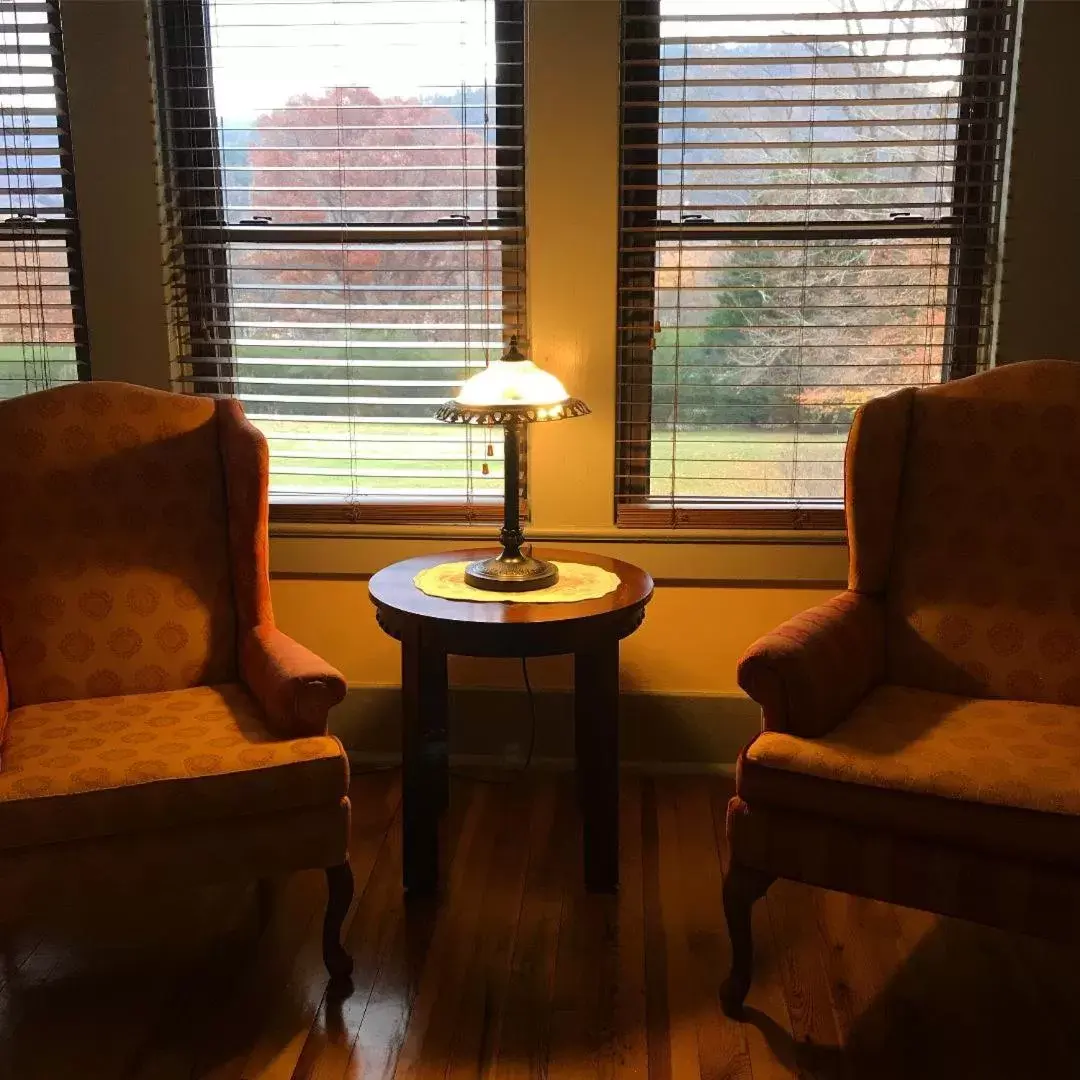 Seating Area in Laughing Heart Lodge