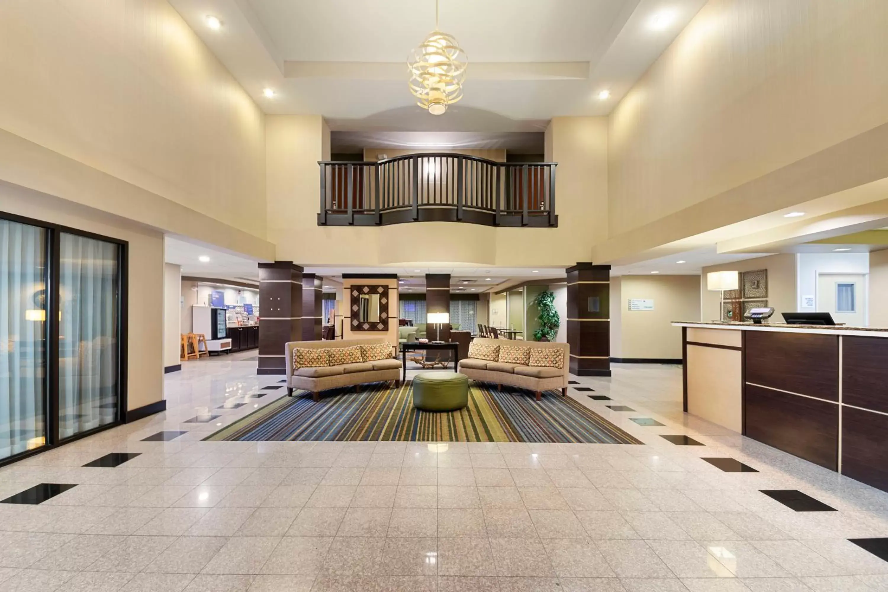 Property building, Lobby/Reception in Holiday Inn Express Bloomington West, an IHG Hotel