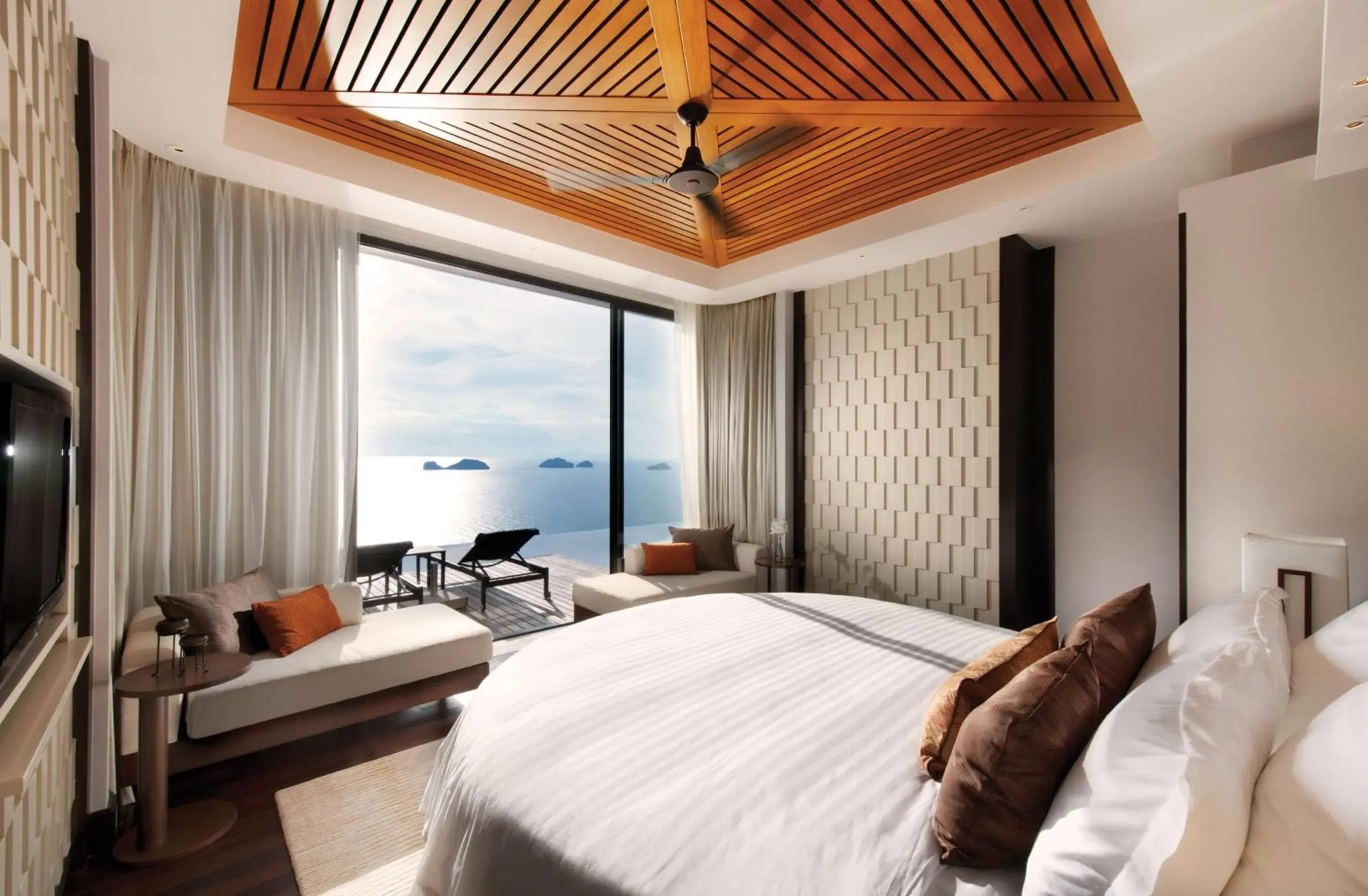 Bedroom in Conrad Koh Samui Residences