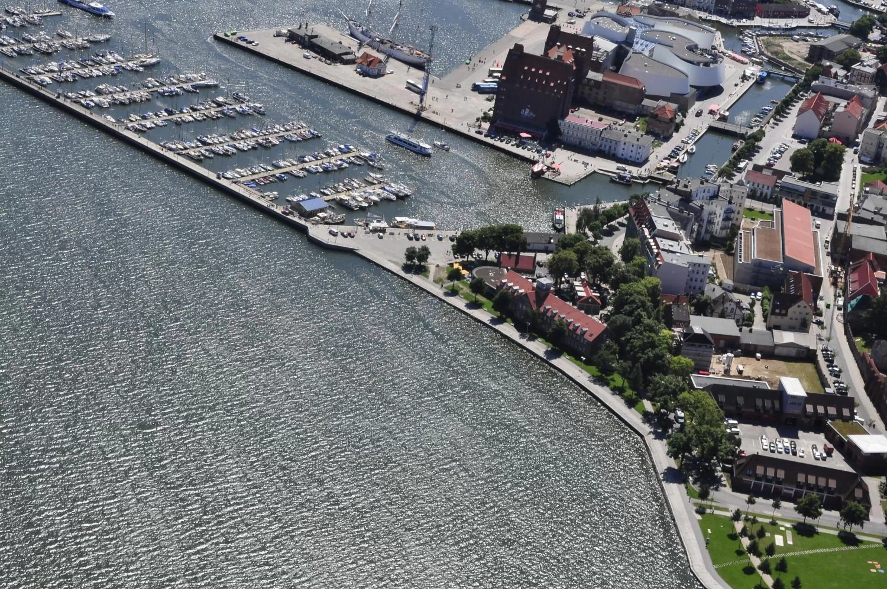 Bird's eye view in Hotel Hafenresidenz Stralsund