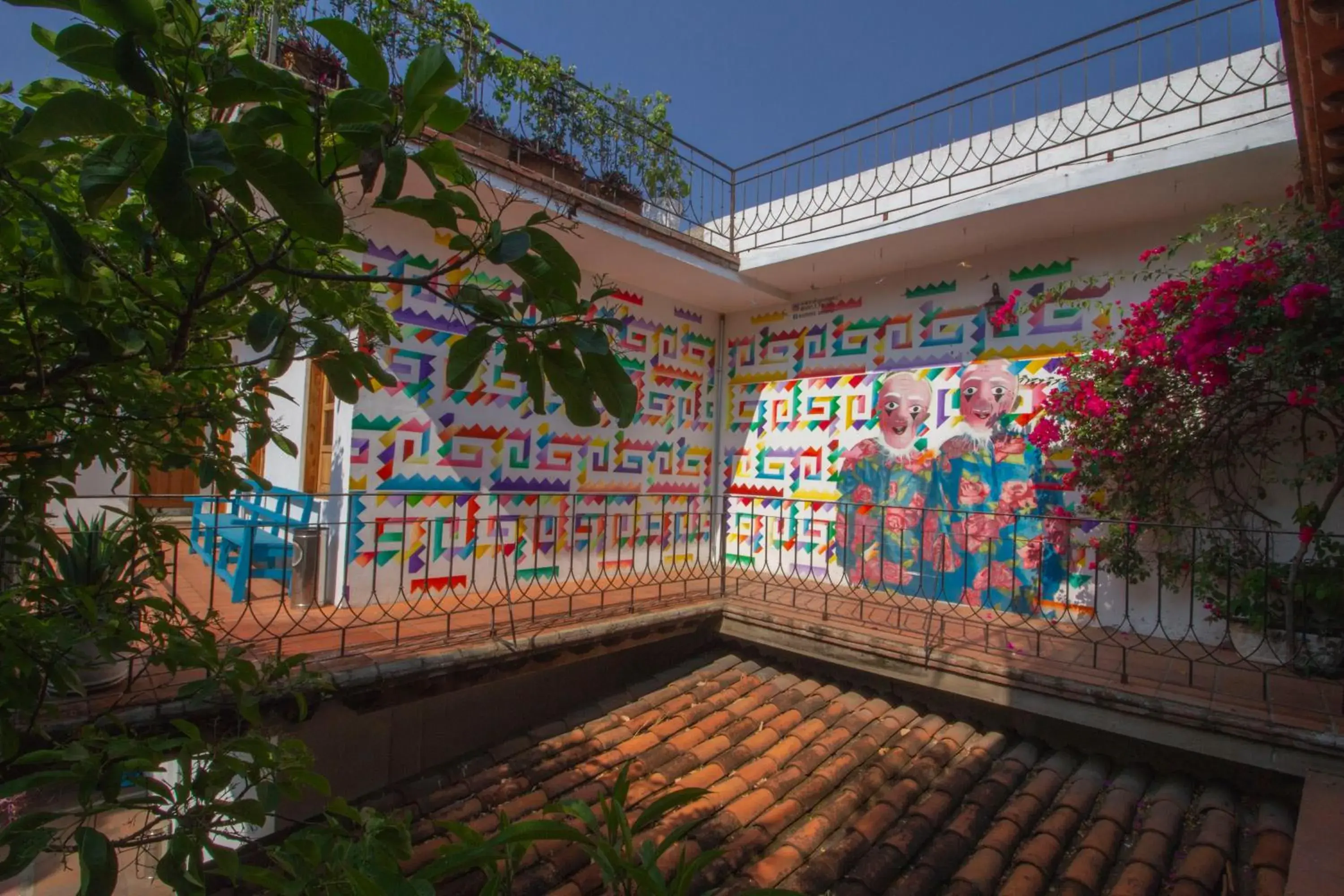 Decorative detail, Property Building in NaNa Vida Hotel Oaxaca