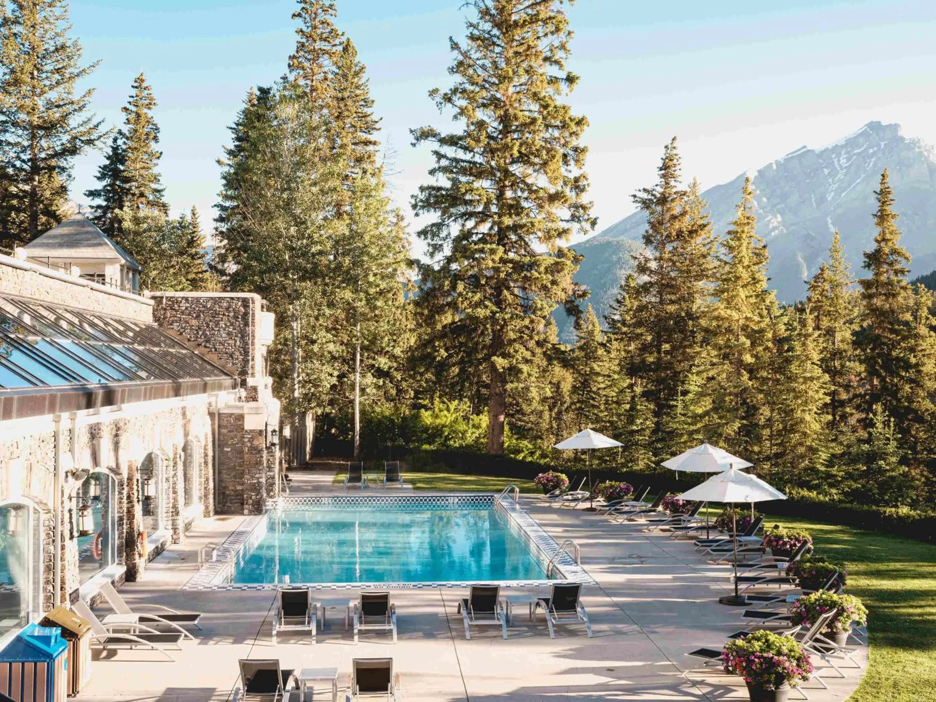 Pool view, Swimming Pool in Fairmont Banff Springs