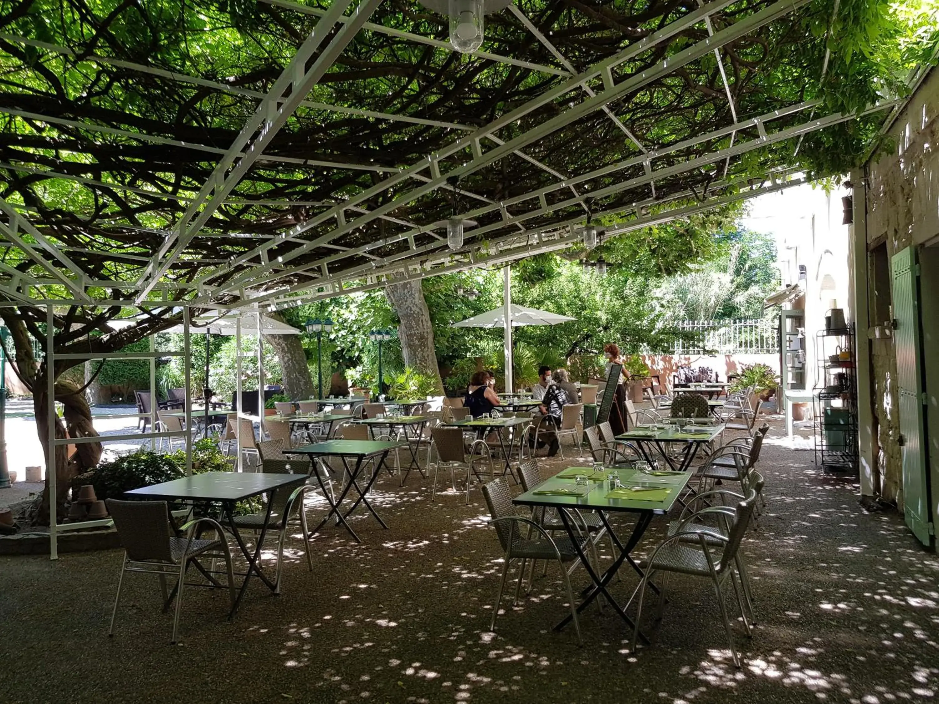 Patio, Restaurant/Places to Eat in Hotel Restaurant la Ferme