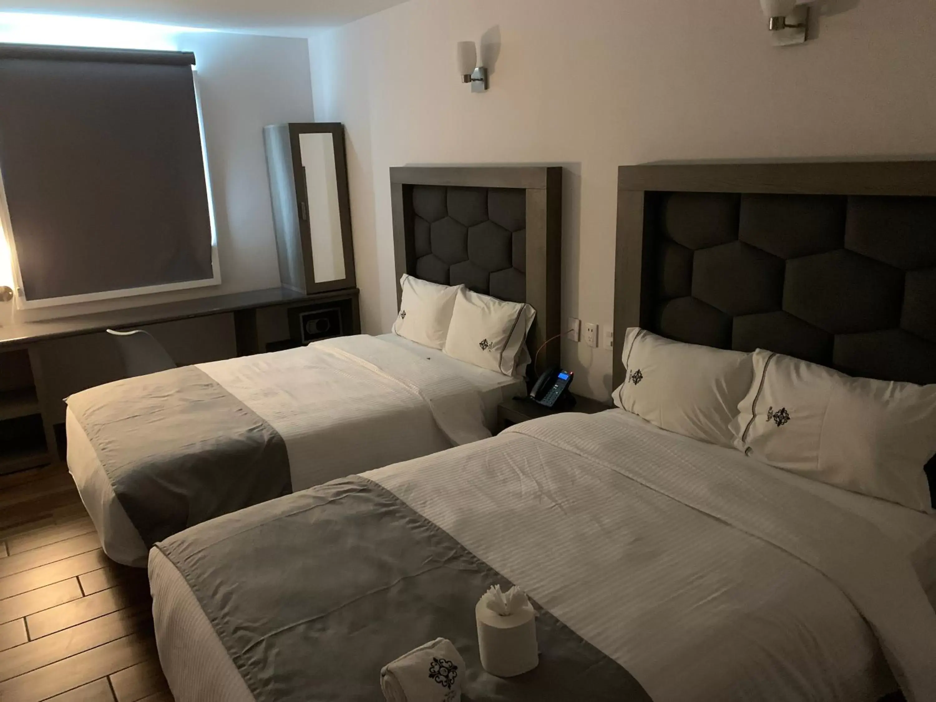 Bed in Hotel Bugari Aeropuerto Guadalajara