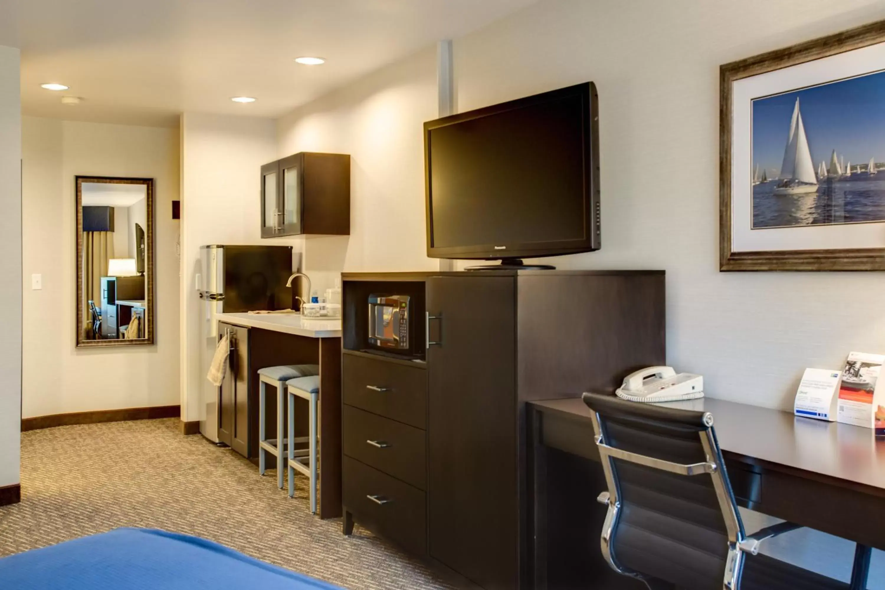 Photo of the whole room, TV/Entertainment Center in Holiday Inn Express Bellingham, an IHG Hotel