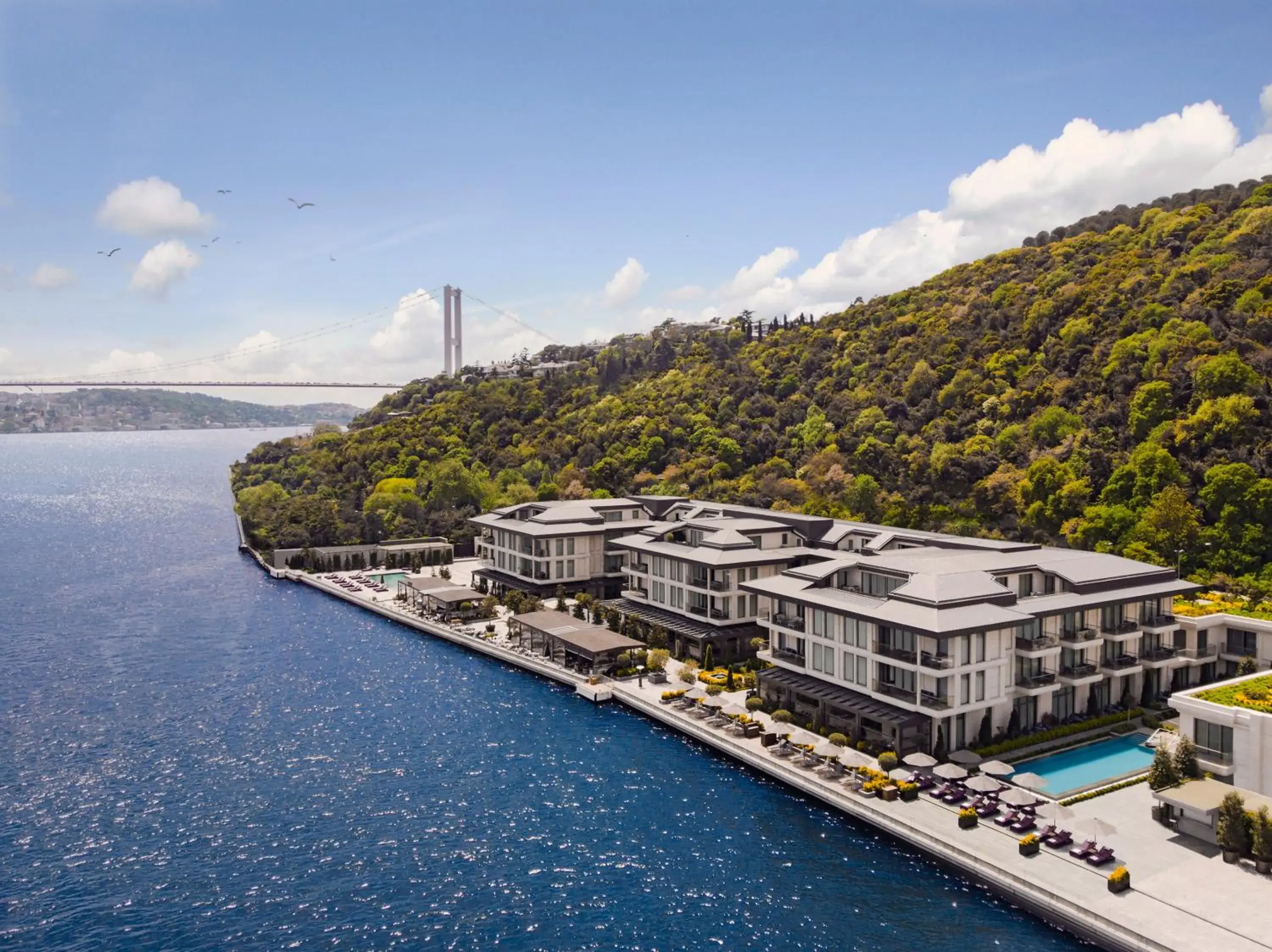 Property building, Bird's-eye View in Mandarin Oriental Bosphorus, Istanbul