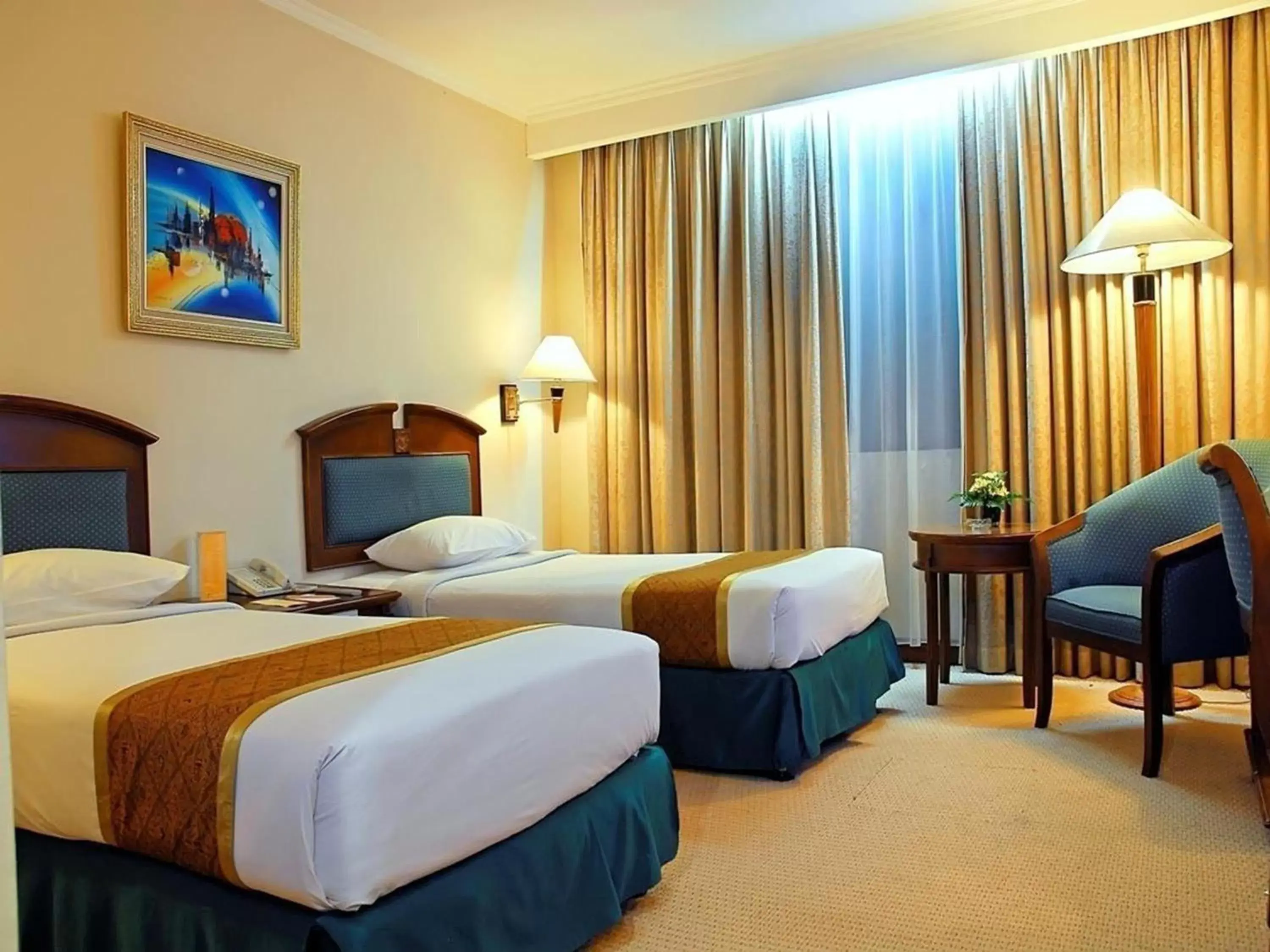 Bed in Grand Arkenso Park View Bed in Grand Arkenso Park View