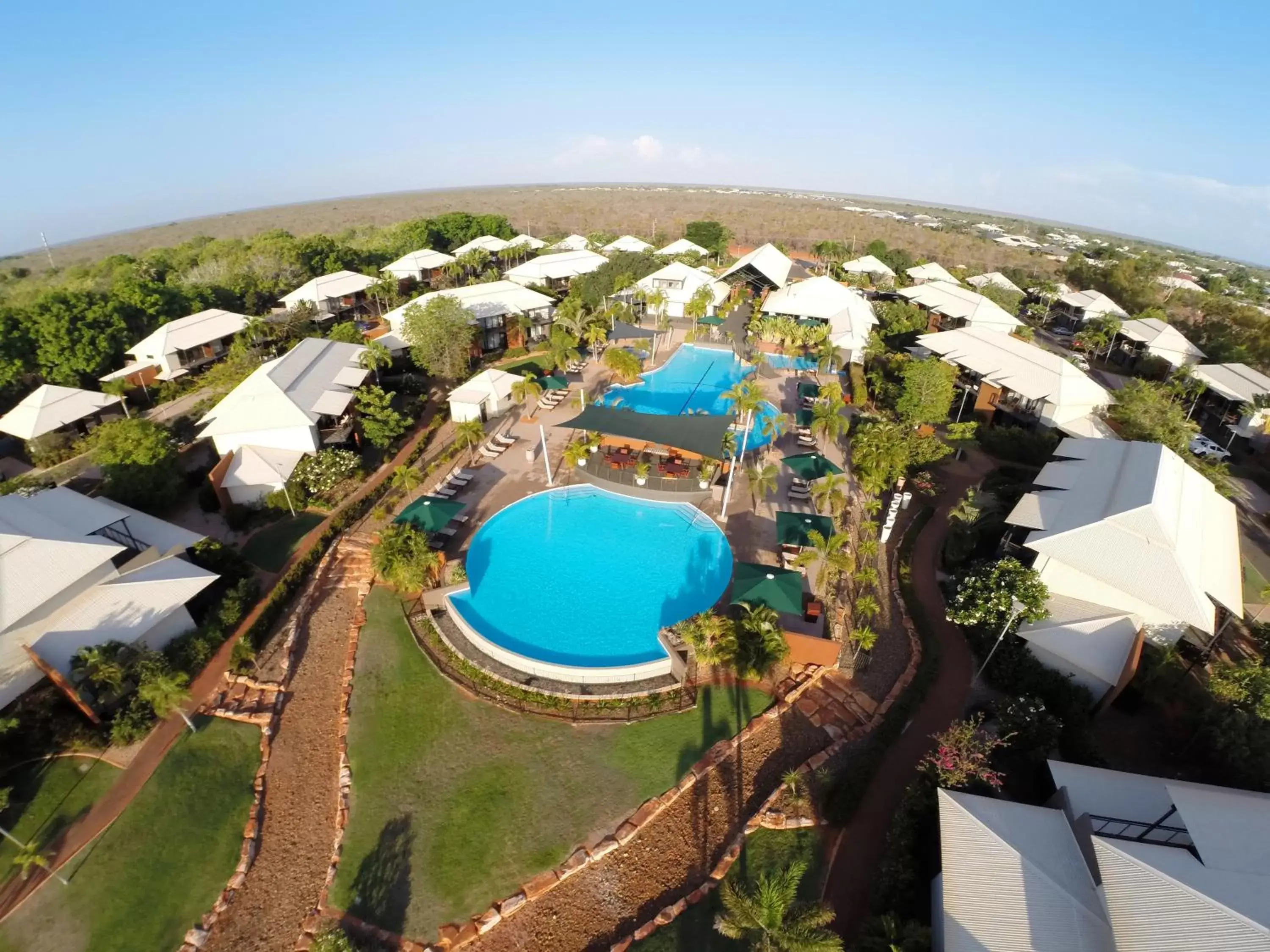 Bird's eye view, Bird's-eye View in Oaks Cable Beach Resort