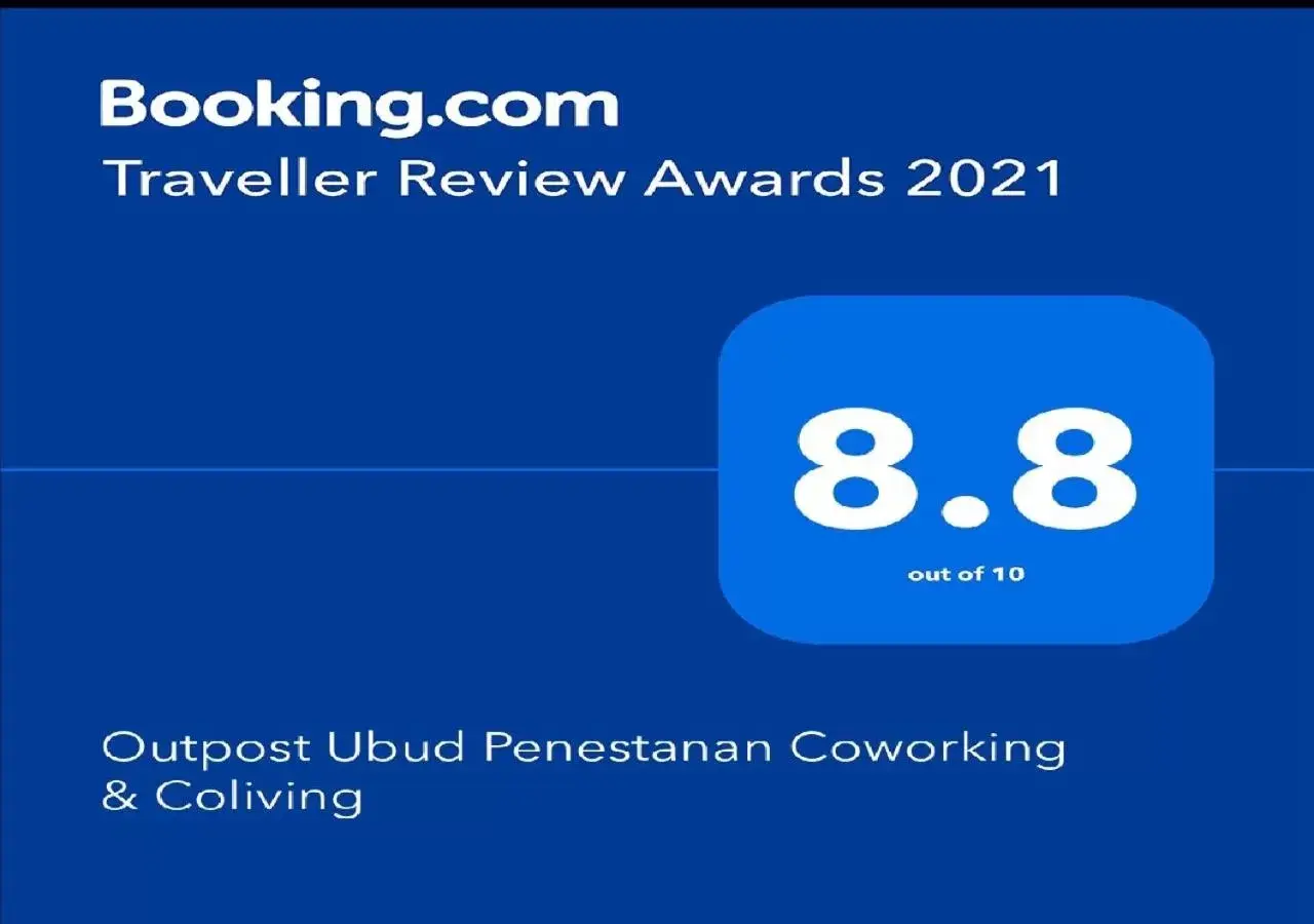 Certificate/Award, Logo/Certificate/Sign/Award in Outpost Ubud Penestanan Coworking & Coliving