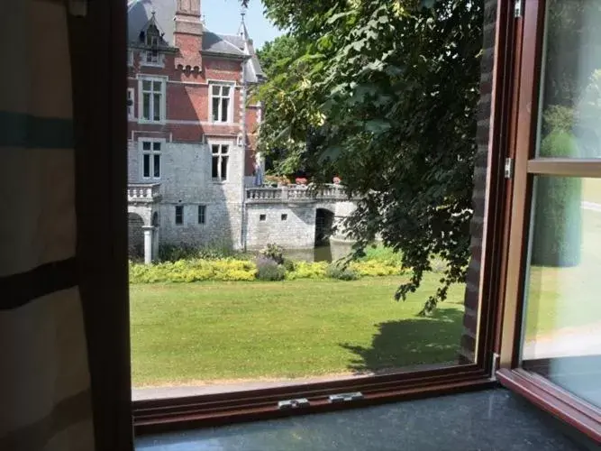View (from property/room) in Hôtel - Ferme du Château d'Ahin