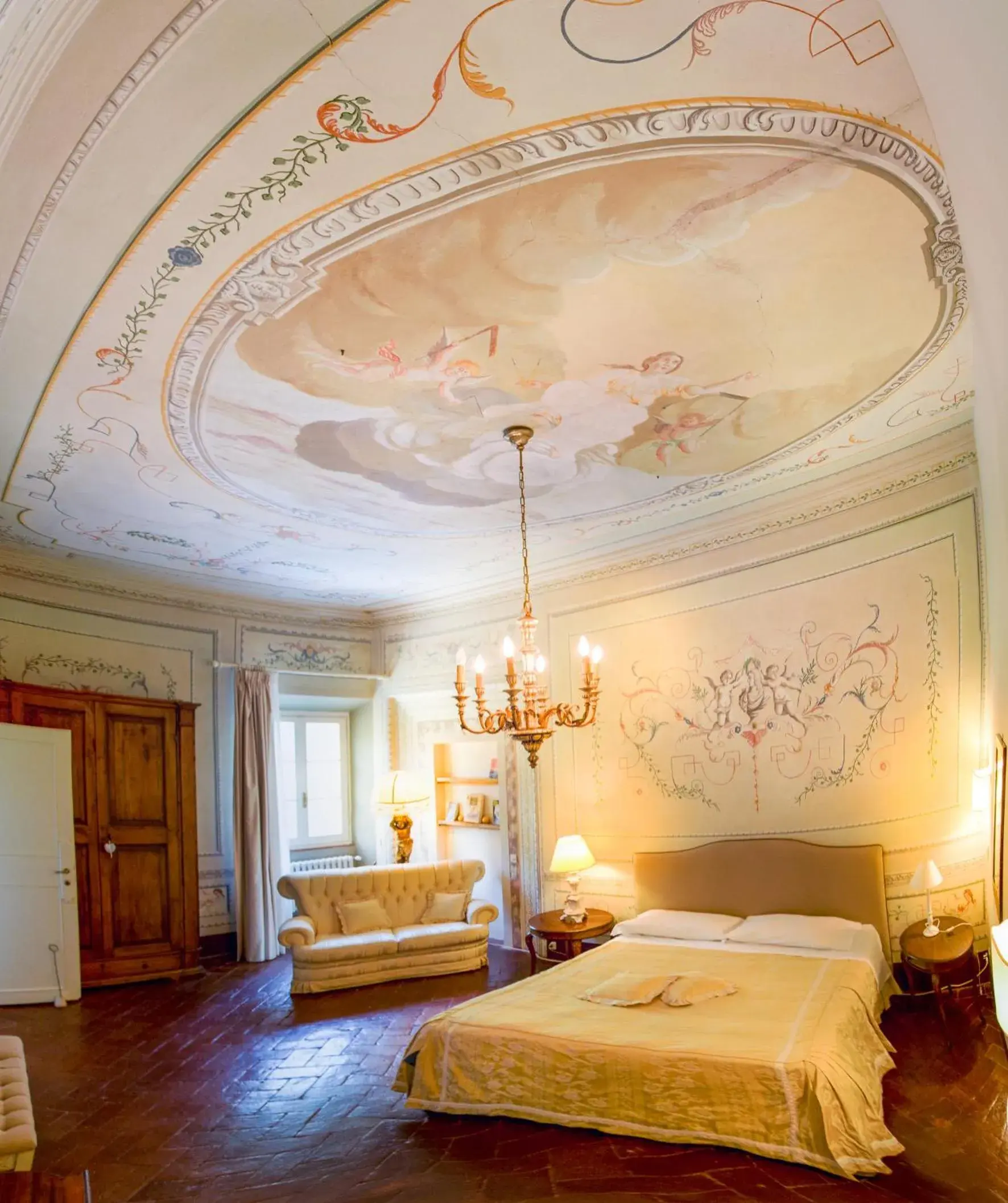 Bedroom, Bed in Hotel Villa Sermolli