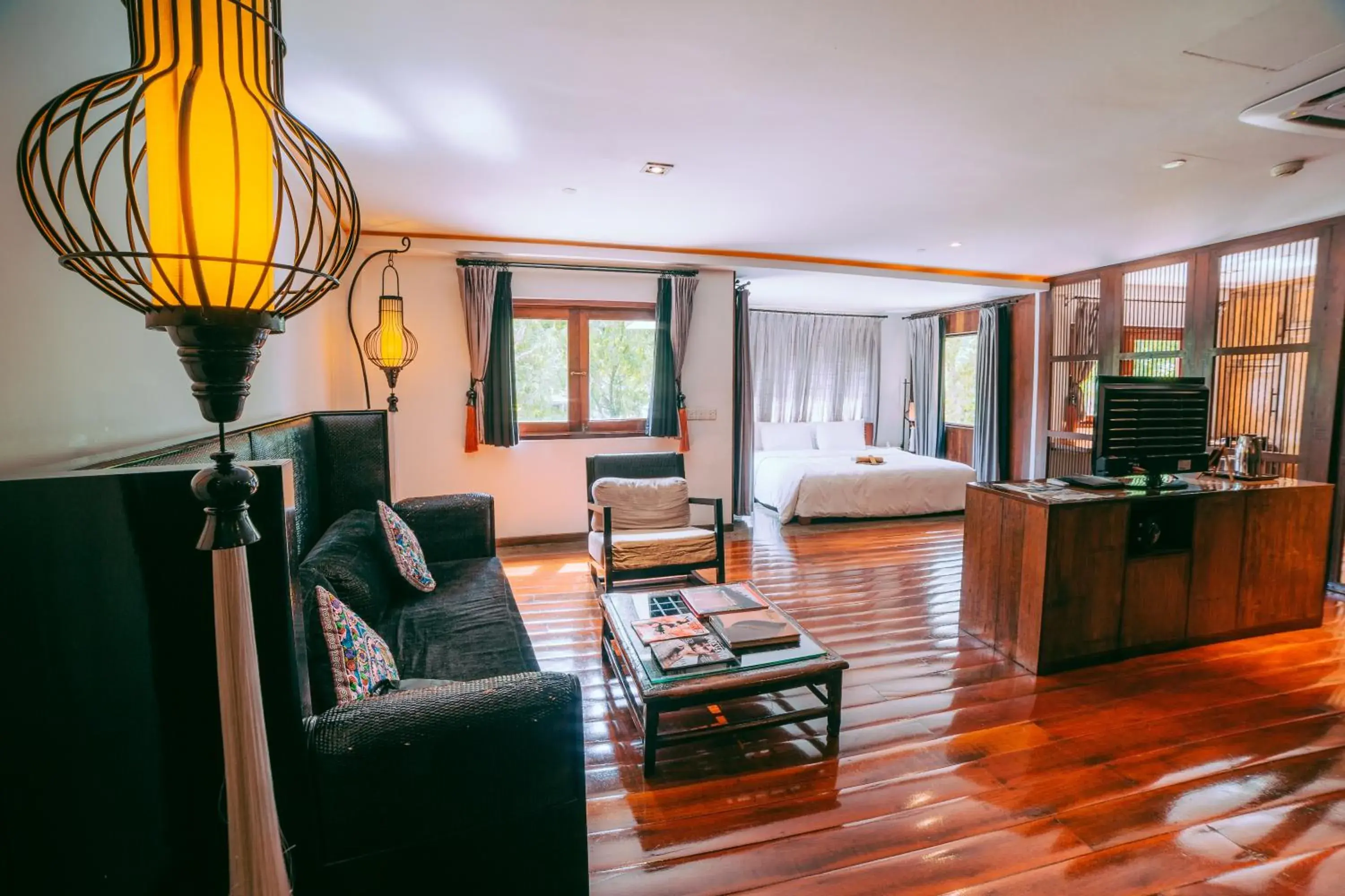 Seating area, Bed in Villa Samadhi by Samadhi Age 12 and Above Only Seating area, Bed in Villa Samadhi by Samadhi Age 12 and Above Only