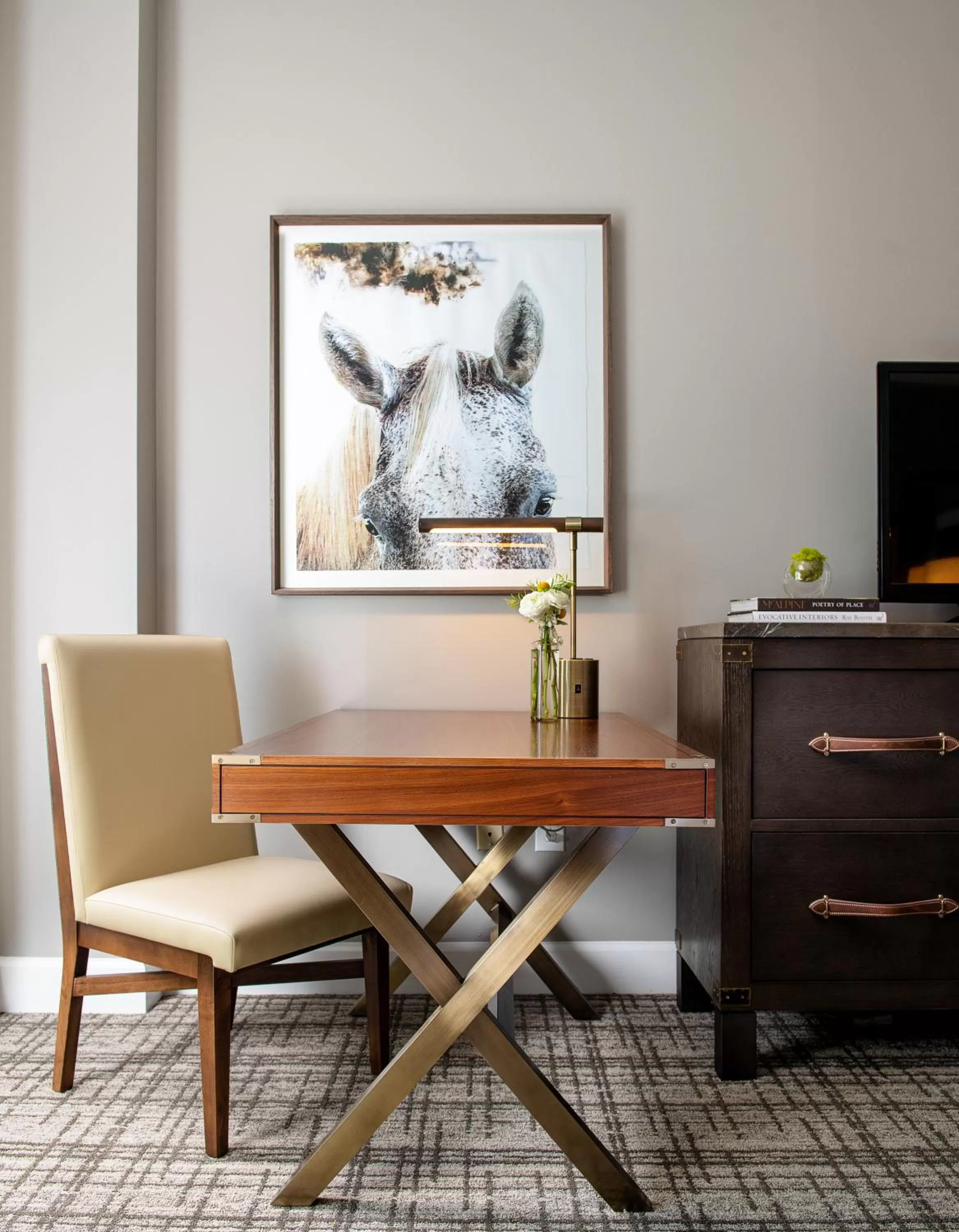 Bedroom in Chateau Elan Winery