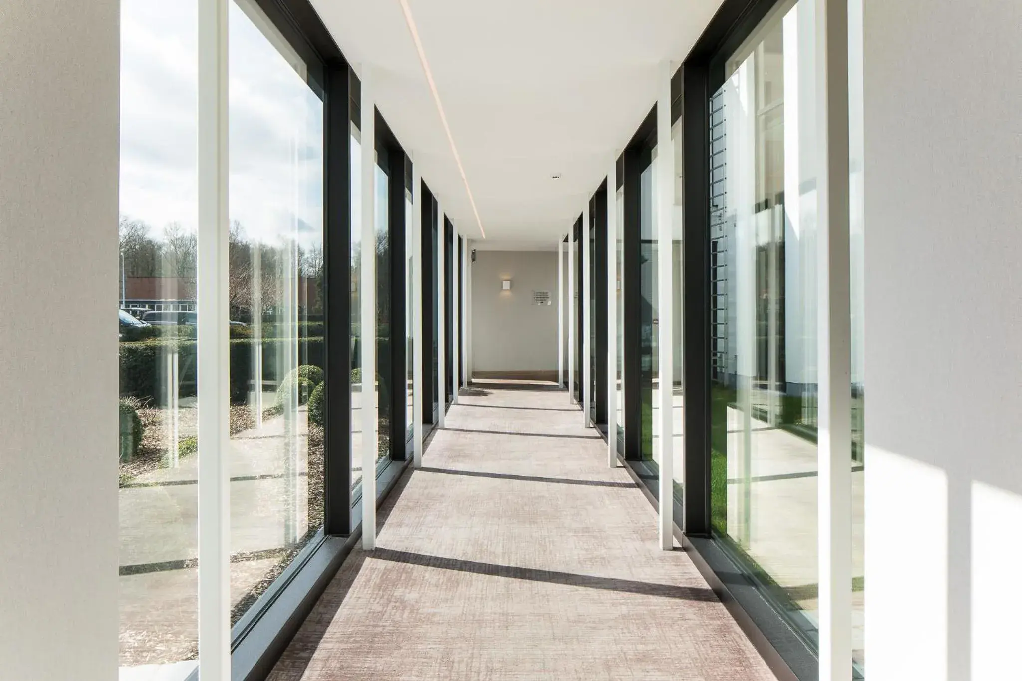 Patio in Hotel Restaurant Weinebrugge