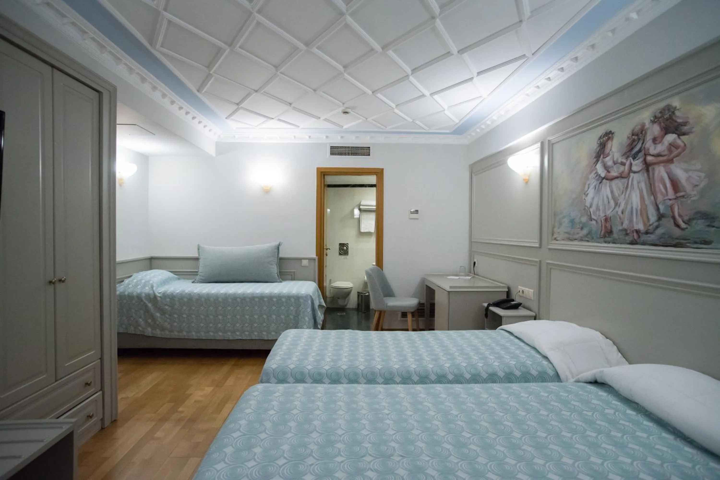 Bedroom, Bed in Byzantino Hotel