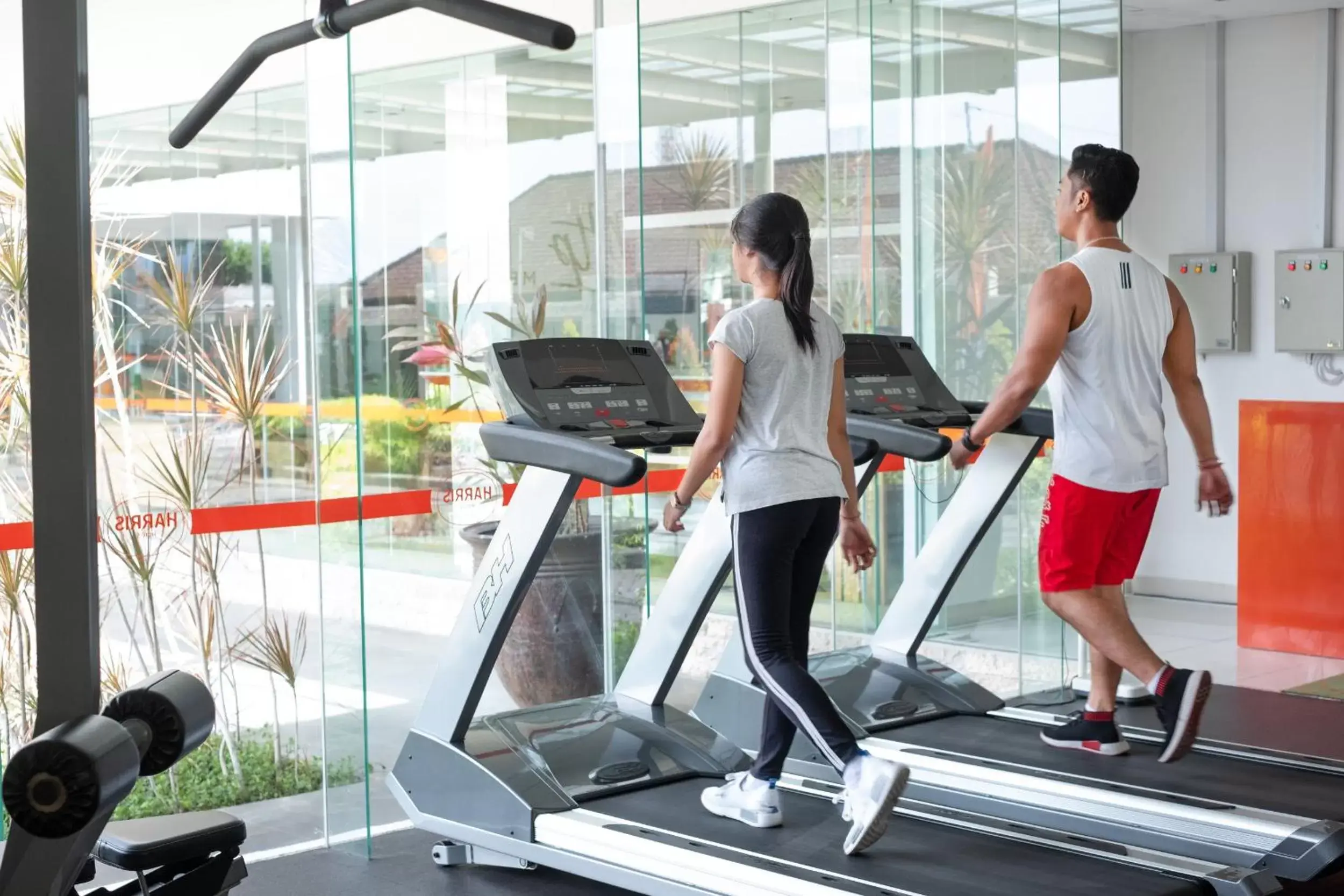Fitness centre/facilities in HARRIS Hotel and Conventions Denpasar Bali Fitness centre/facilities in HARRIS Hotel and Conventions Denpasar Bali